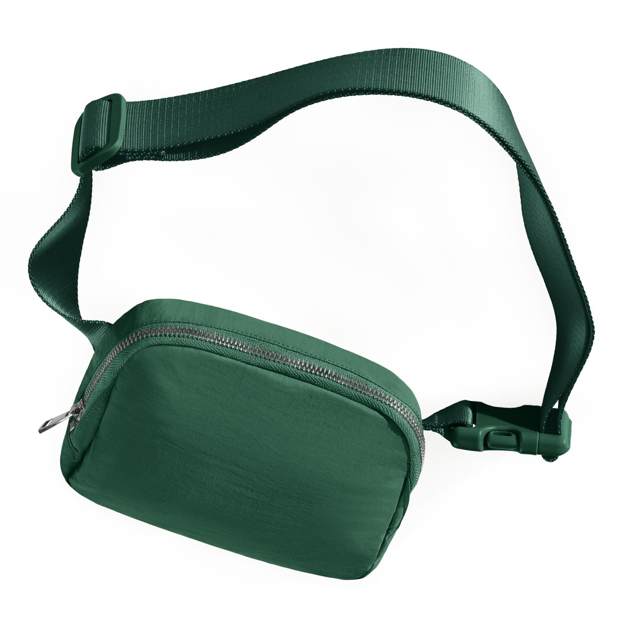 ODODOS Unisex Mini Belt Bag with Adjustable Strap Small Fanny Pack for Workout Running Traveling Hiking, Forest