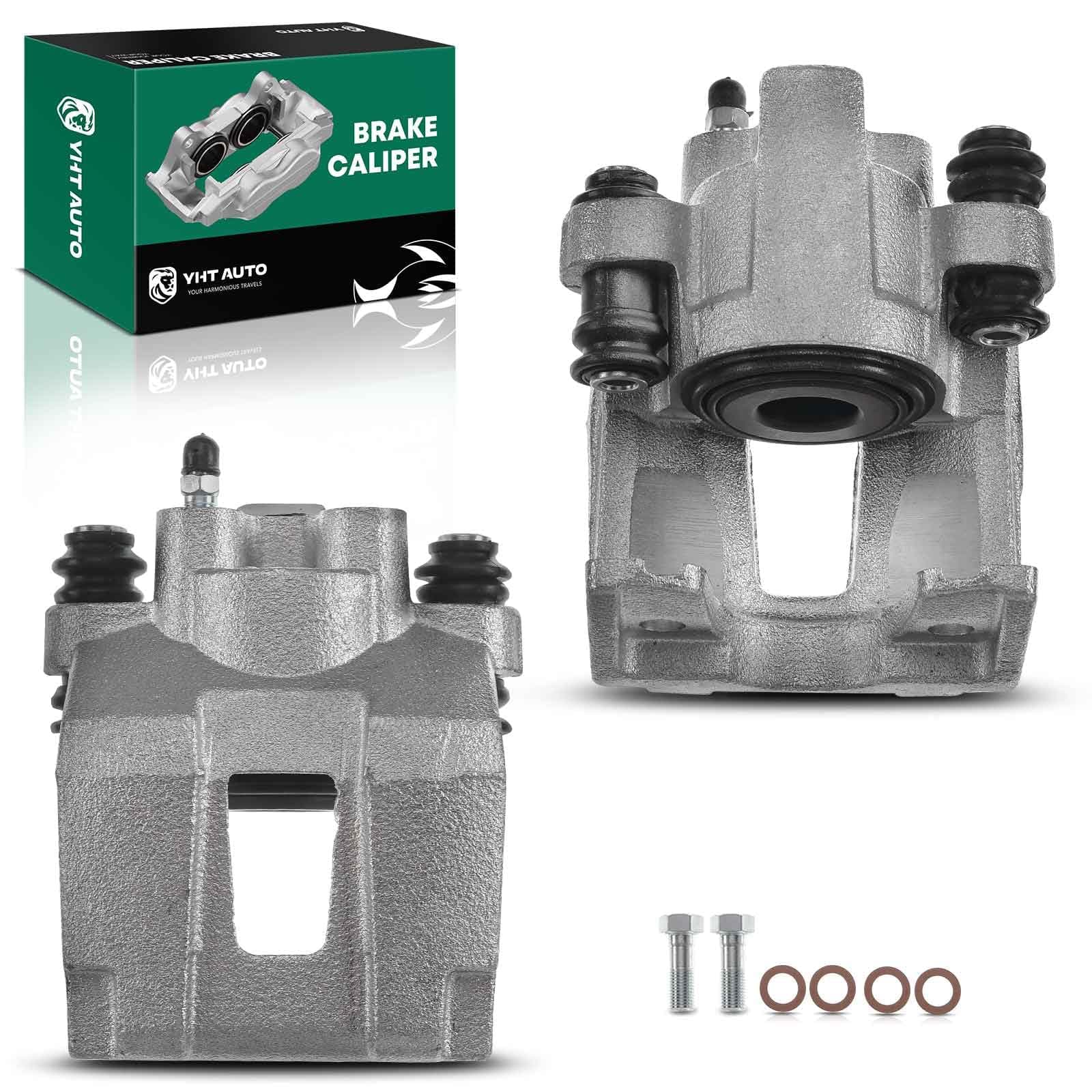 Set of 2 Rear Side Brake Caliper Assembly Replacement for Ford Explorer Jeep Liberty Wrangler Lincoln Aviator Mercury Mountaineer