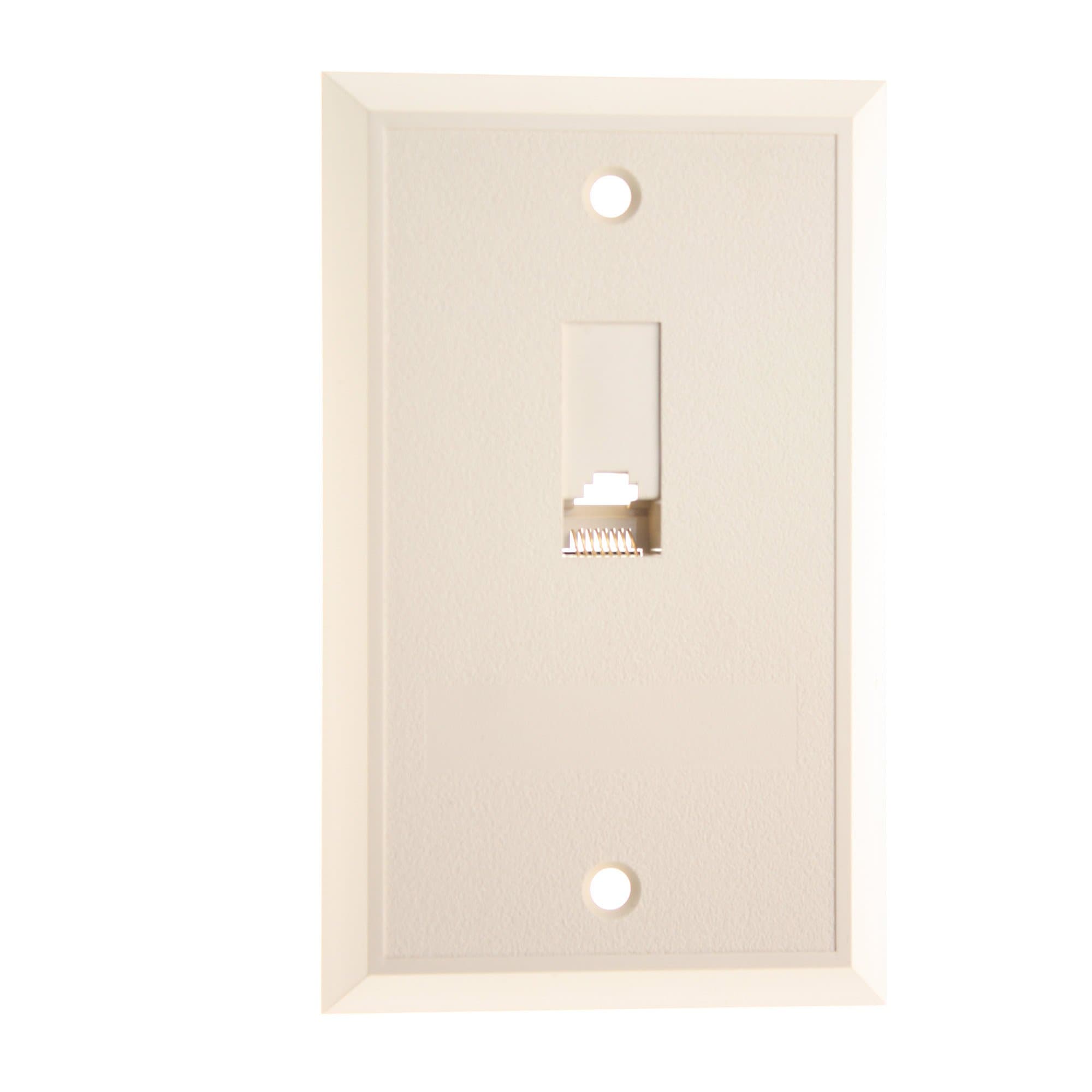 Armiger AA625B Single Gang Rj45 8P8C Data Jack Wall Plate Cover