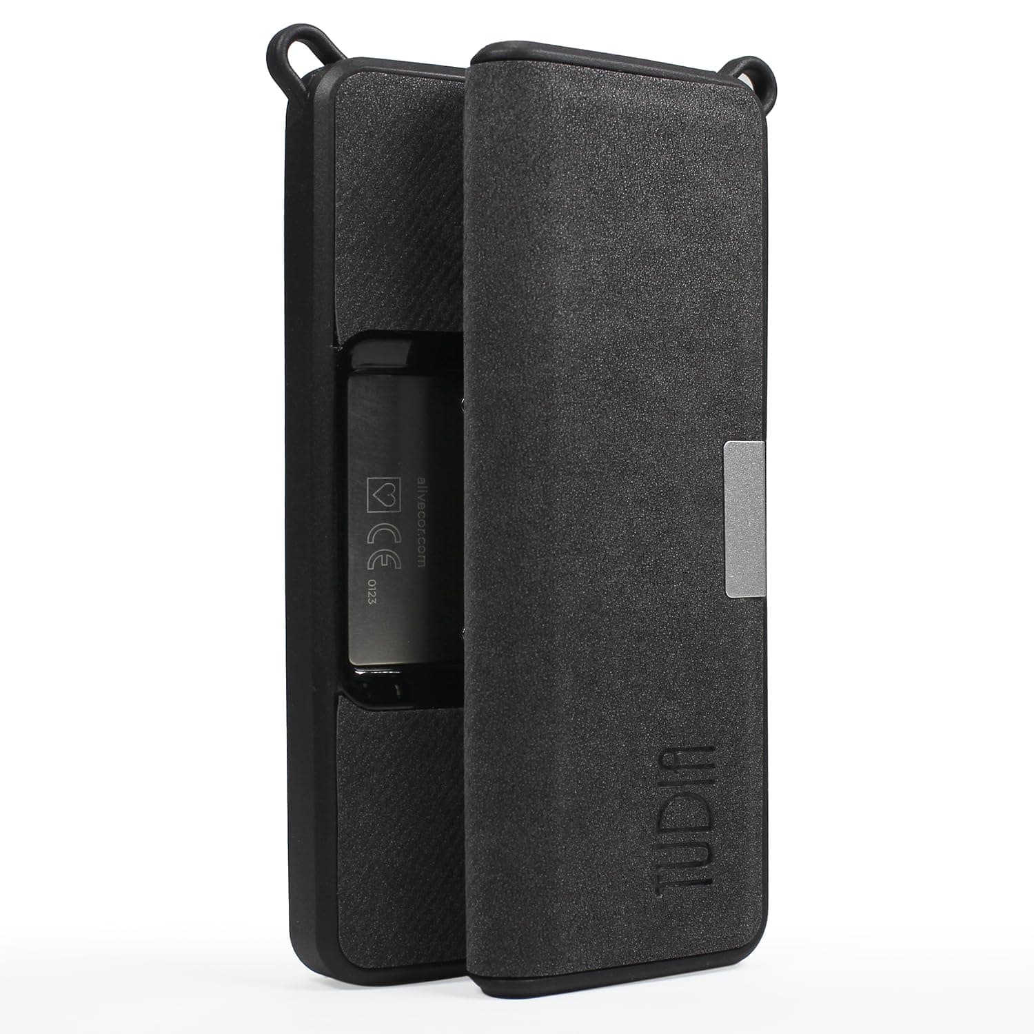 TUDIA Travel Leather Case Compatible with KardiaMobile 6L, Durable Leather Ma...