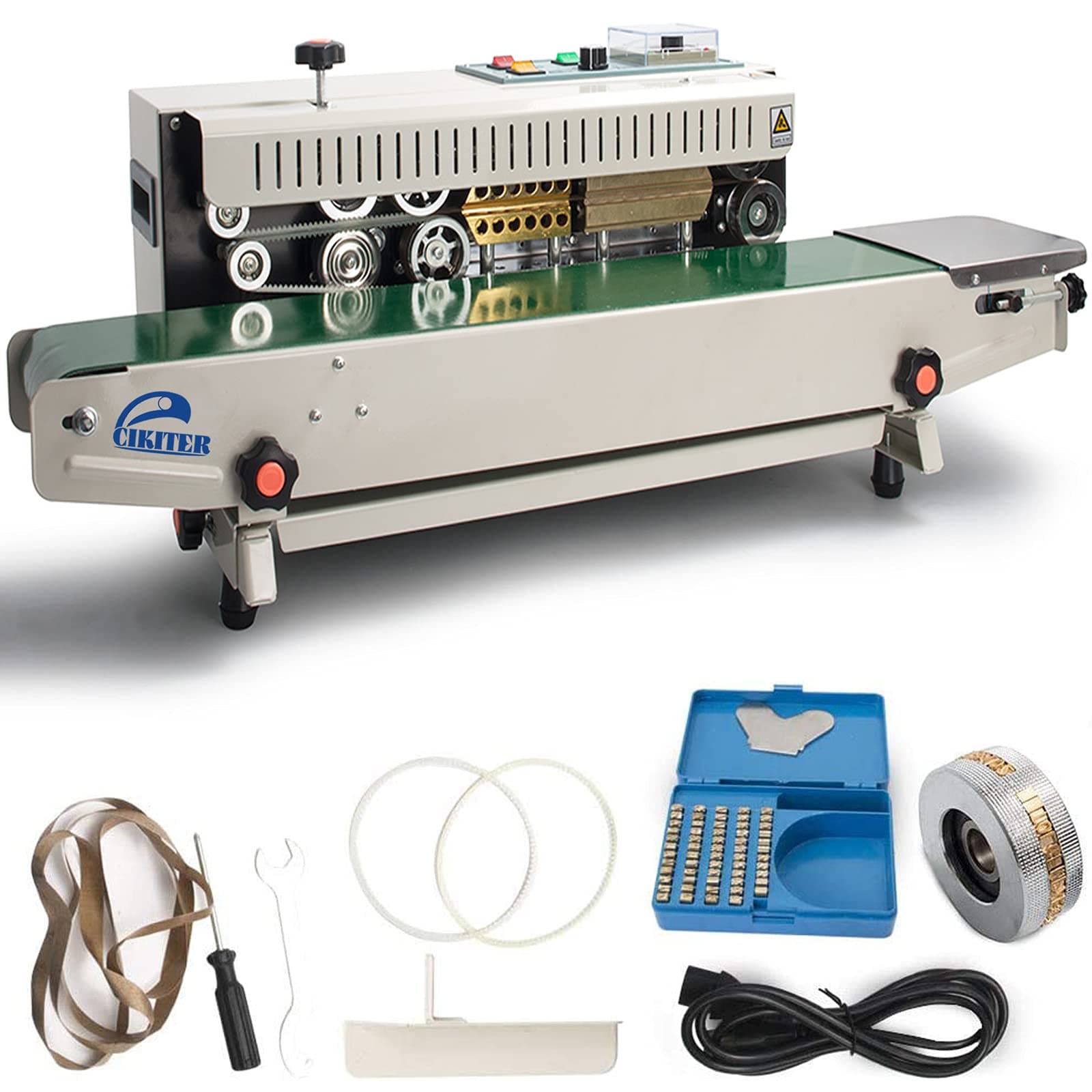 FR900 heat sealer,continuous band sealer, Continuous Sealing Machine, Food Sealer Machine, Plastic Sealer,Bag Sealer Machine for PVC Bags Films 110V