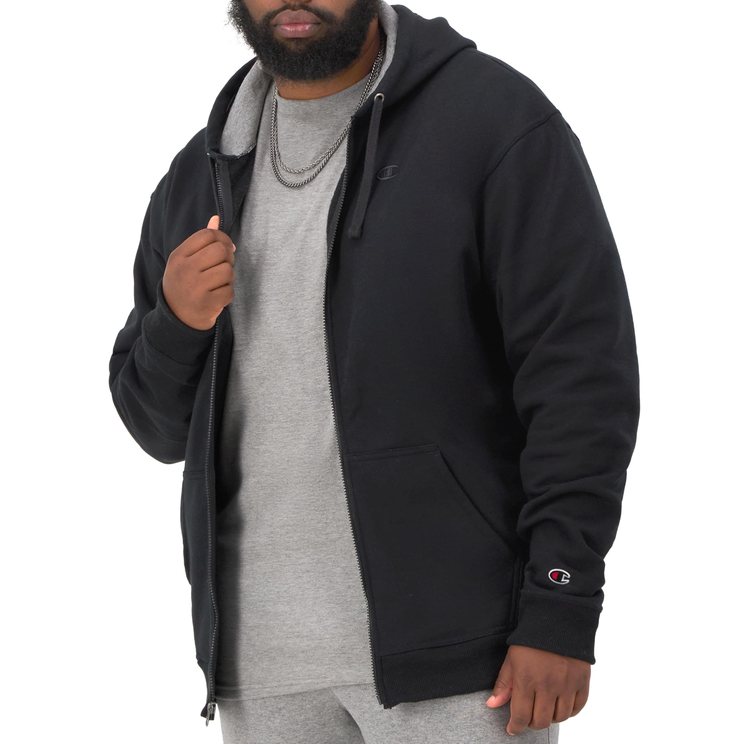 mens Zip-up Hoodie, Comfortable Zip-up Hoodie Sweatshirt for Men (Reg. Or Big & Tall)