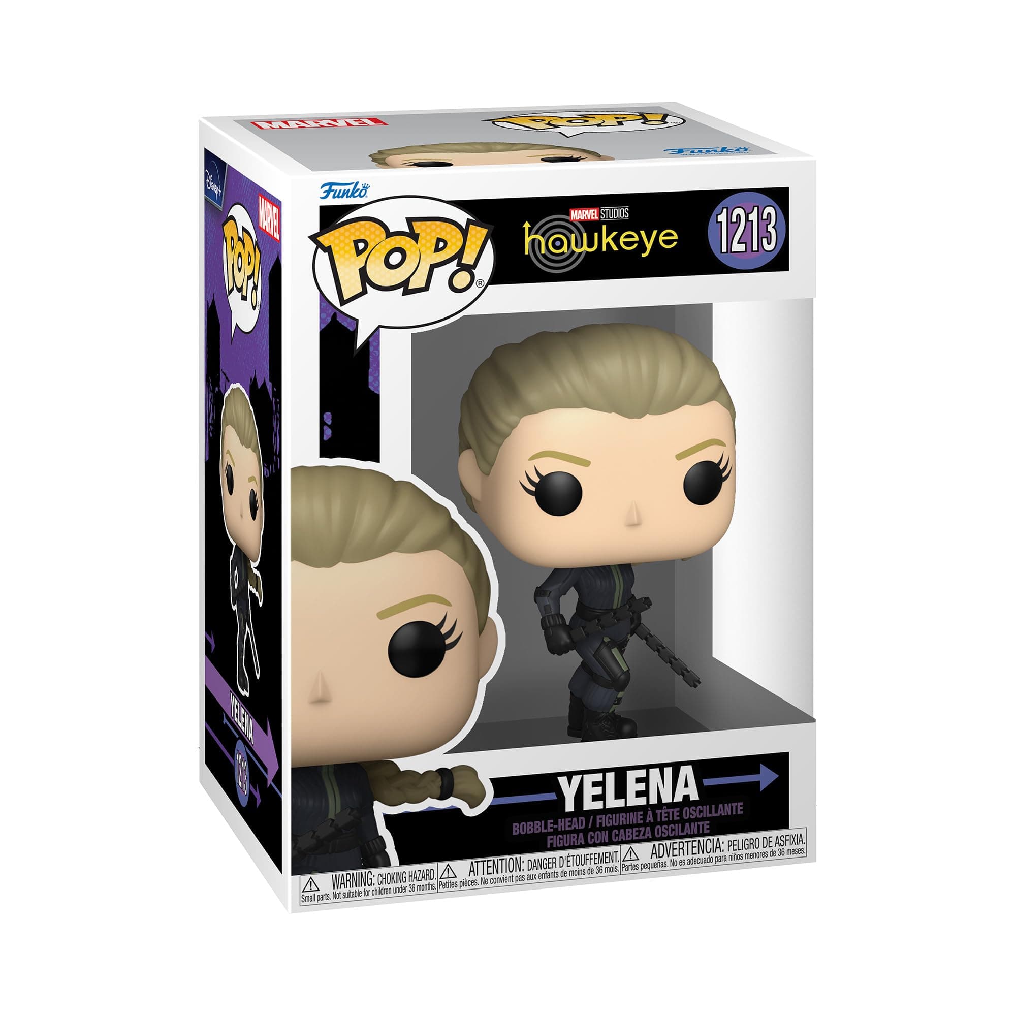 Funko Pop! TV: Hawkeye - Yelena with Chase (Styles May Vary)