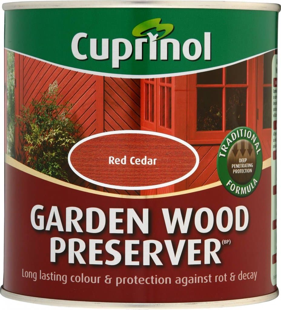 CUPRNOL Cuprinol 1L Cedar Wood Preserver - Red
