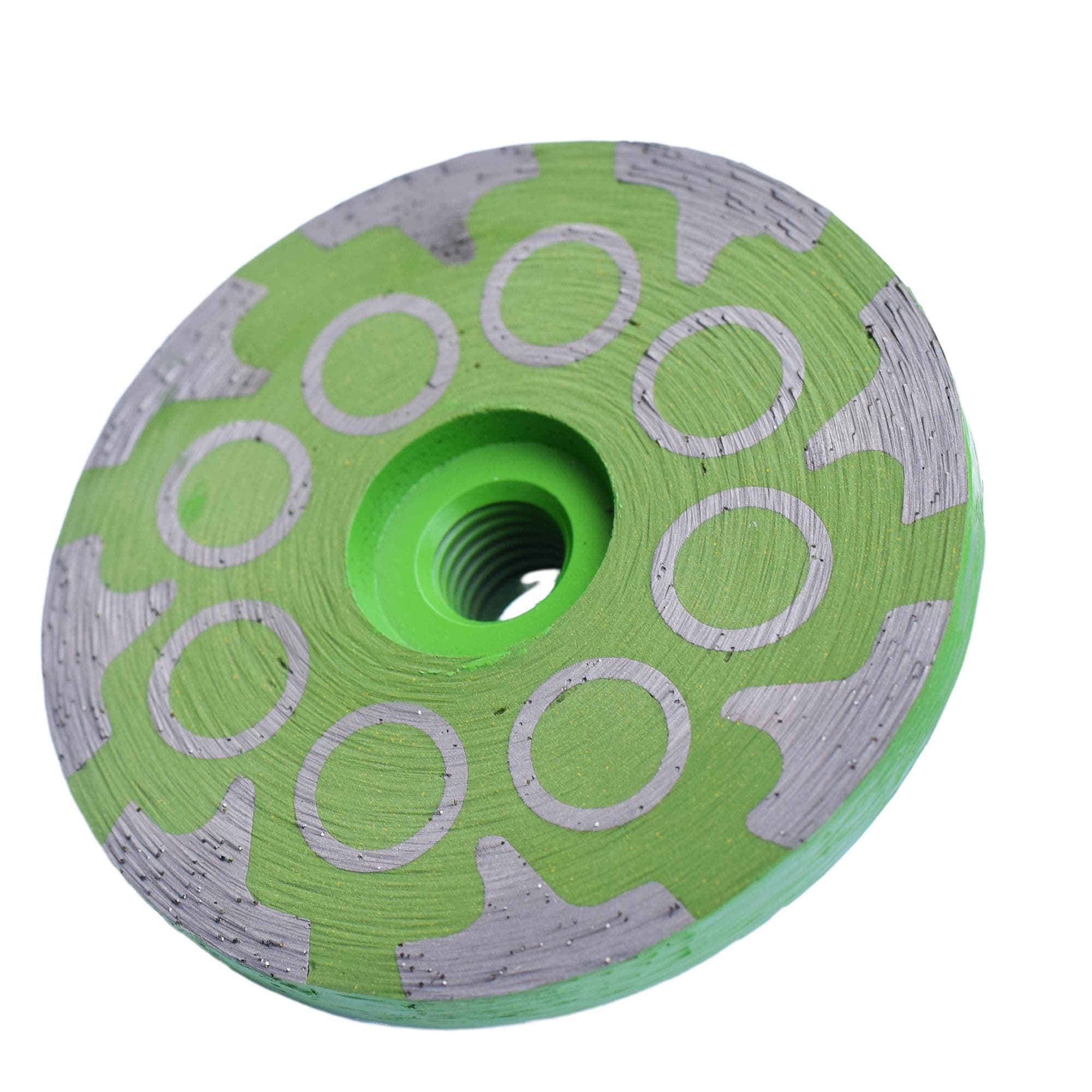 4 in.x 5/8-11 in. Smooth Grinding Resin Filled Diamond Cup Wheel for Angle Grinder, Resin Filled Diamond Grinding Wheel for Granite Marble Engineered Stone