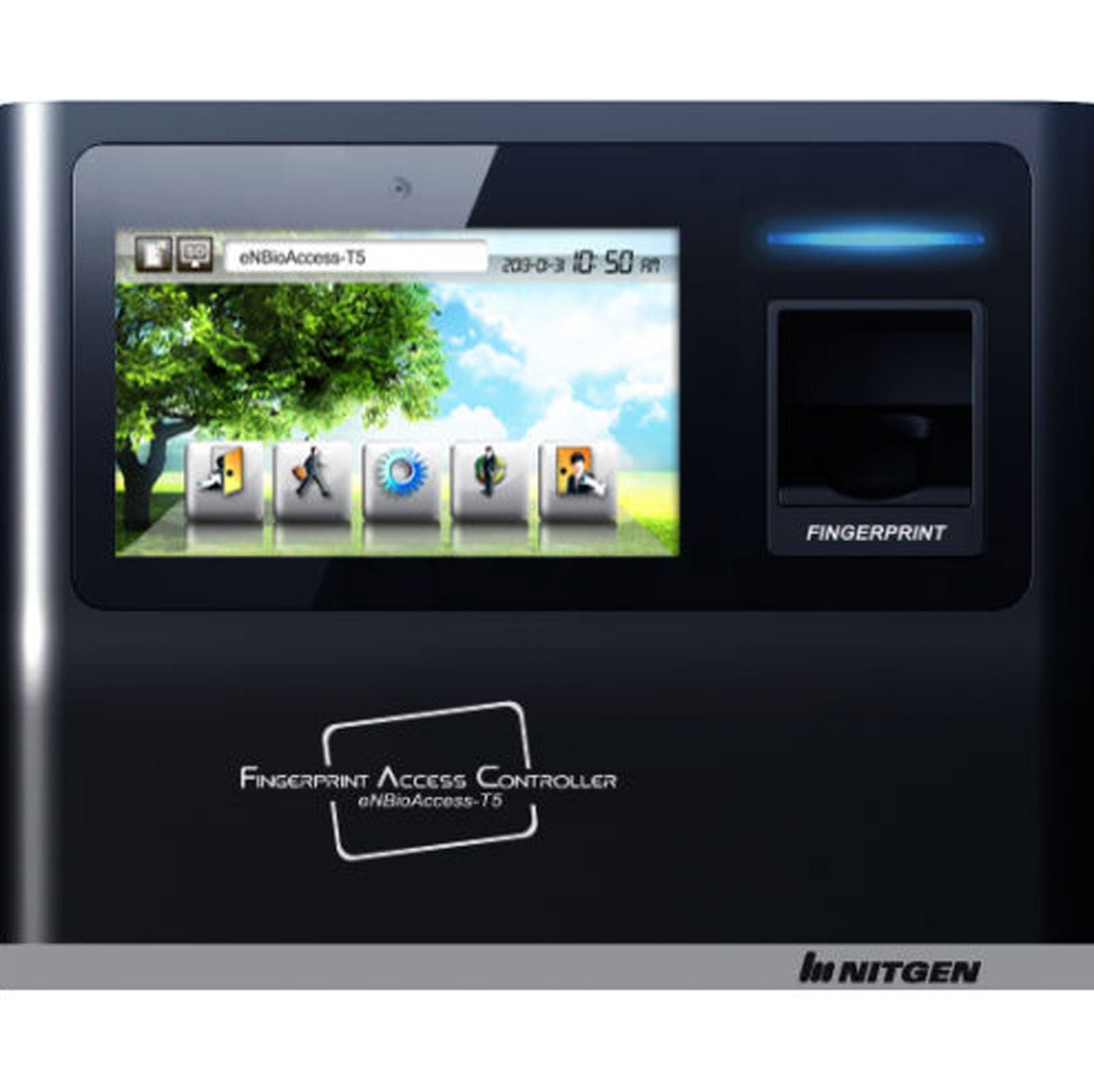 Nitgen eNBIOAccess-T5 SW300-M Biometric Fingerprint Access Control Attendance Standard(fingerprint, password)+ High frequency card Mifare 13.56MHz
