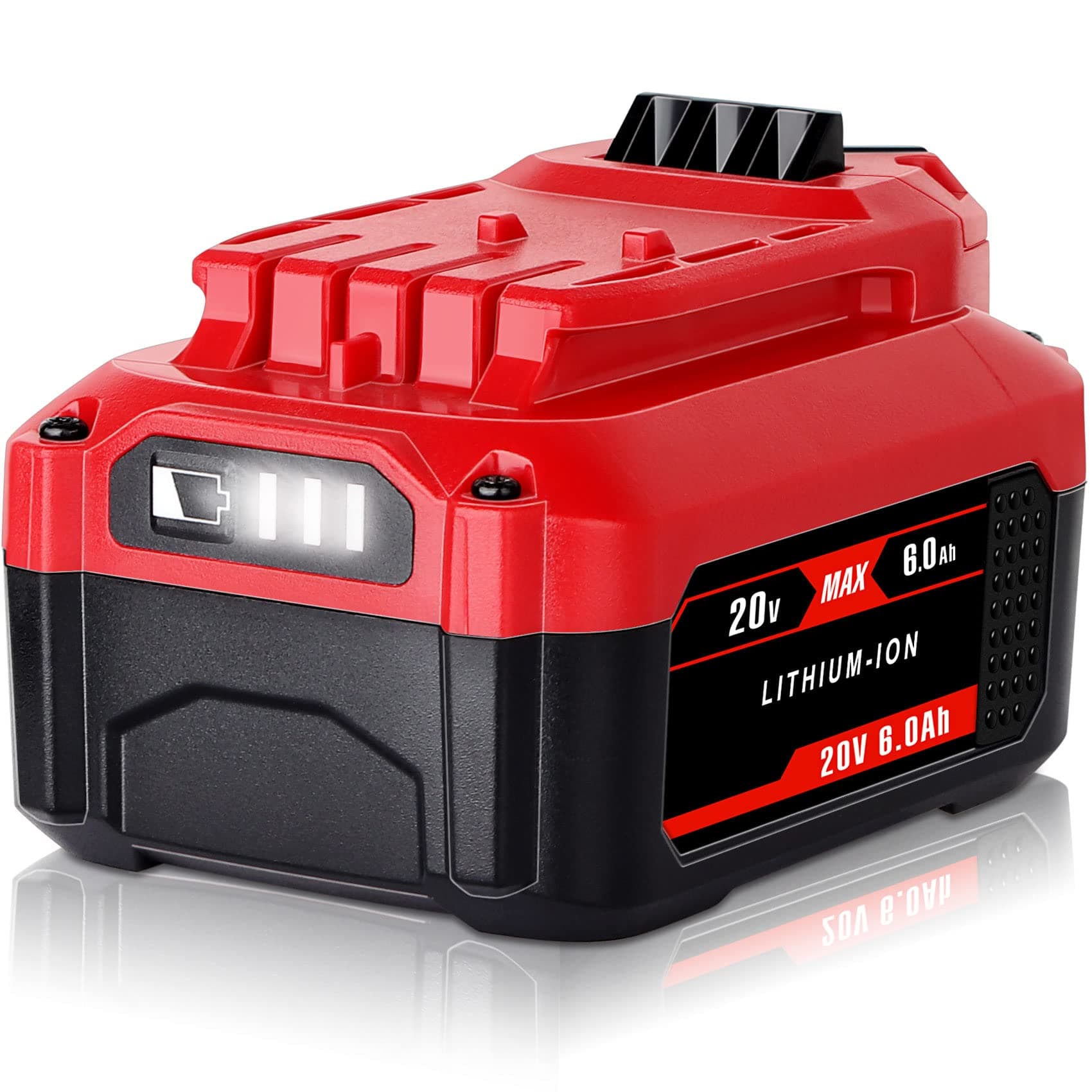 DSANKE CMCB204 6000mAh 20V Lithium Ion Battery Replacement Craftsman V20 V20 CMCB204 CMCB204-2 CMCB202 CMCB202 CMCB202-2 CMCB201 Craftsman V20