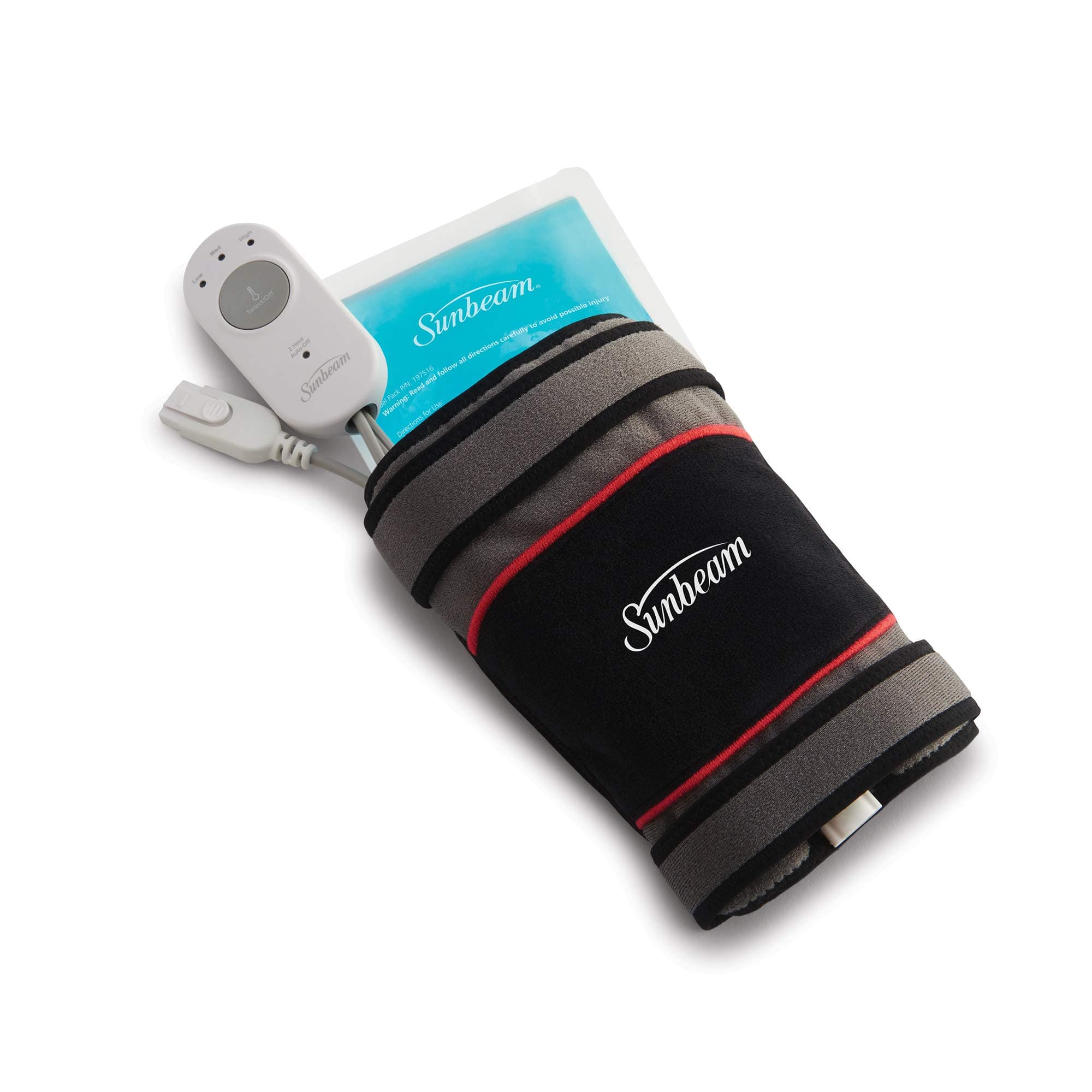 Flextemp Joint Wrap for Pain Relief | Hot & Cold Therapy for Elbow or Knees | Heating Pad with 3 Heat Settings & 2 Hour Auto-Off