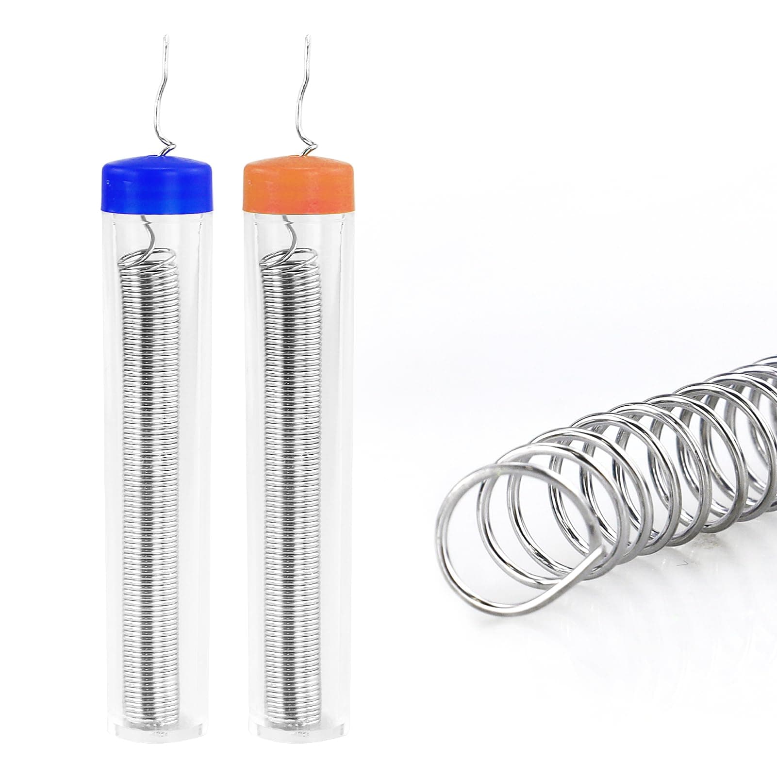 2Pack Solder Wire,0.8mm Soldering Wire Lead Free Sn99.3 Cu0.7 with Rosin Core for Electronic Electrical Soldering Components Repair and DIY. Set 50g