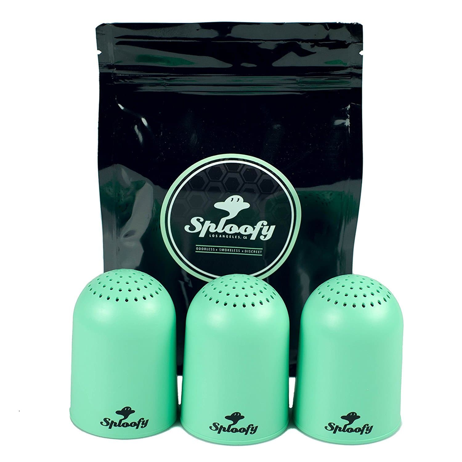 Sploofy Smoke Air Filter Replacement Cartridges - Green Three Pack