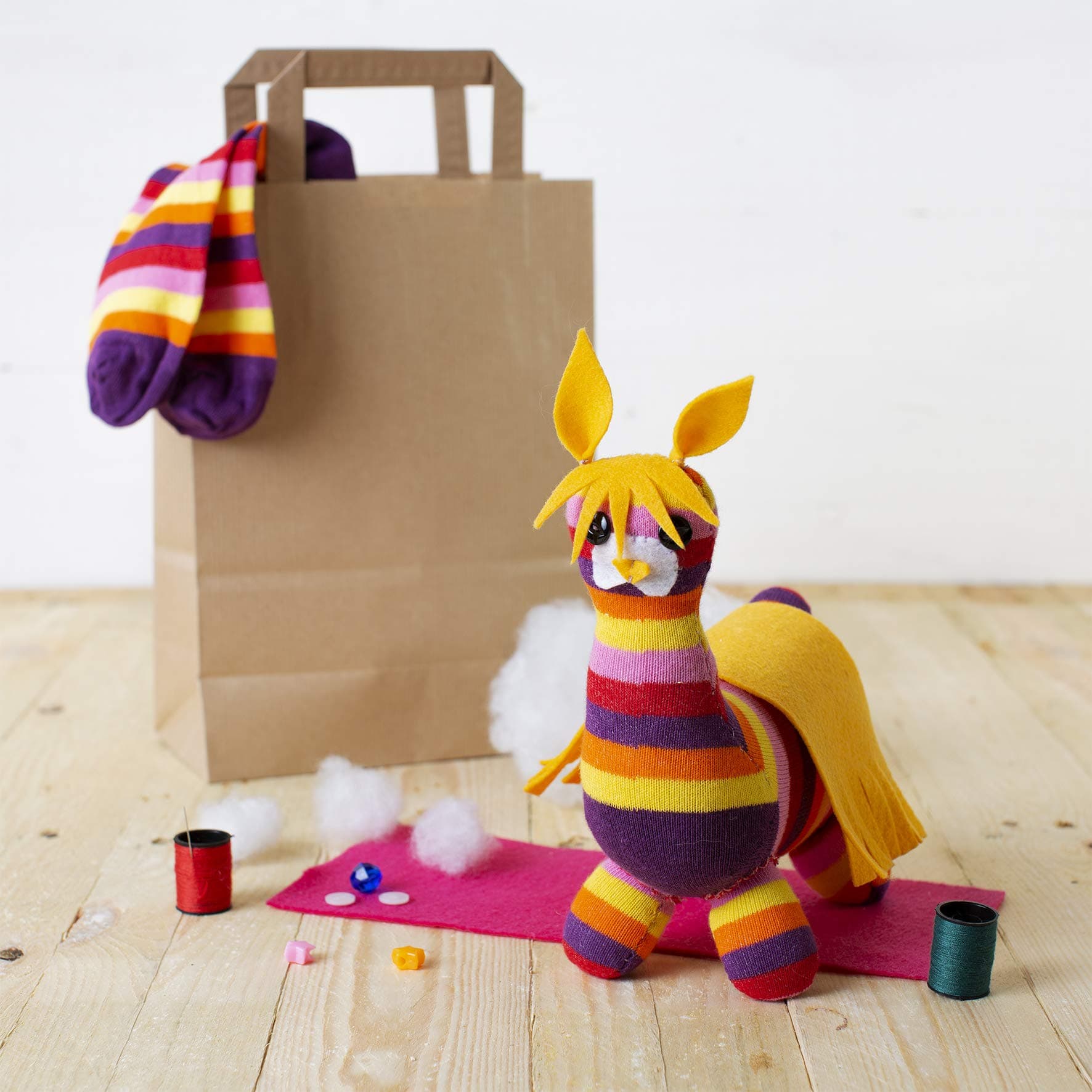 Sock Llama Craft Kit - Sew your own Llama!