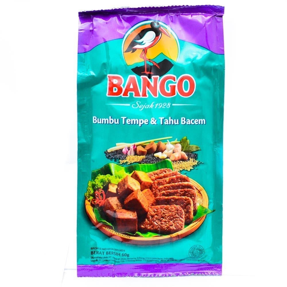 Bango Bumbu Tempe dan Tahu Bacem, 60 Gram (Pack of 24)
