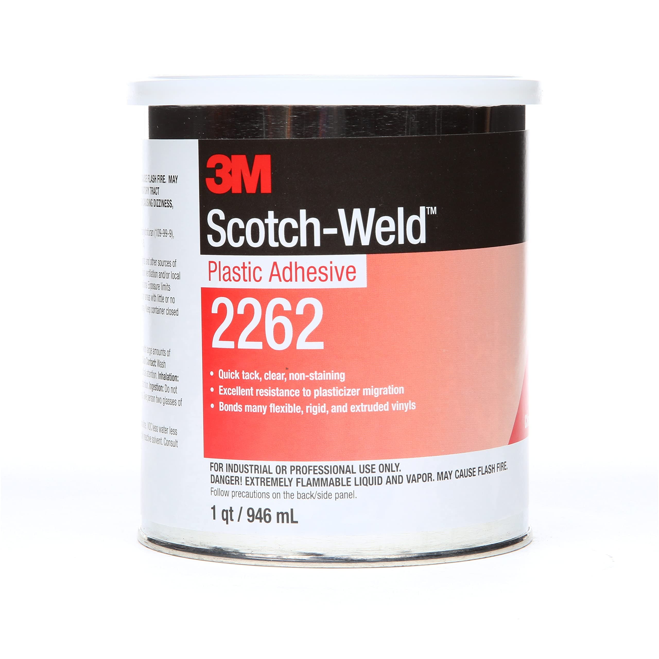 3M Plastic Adhesive 2262, Clear