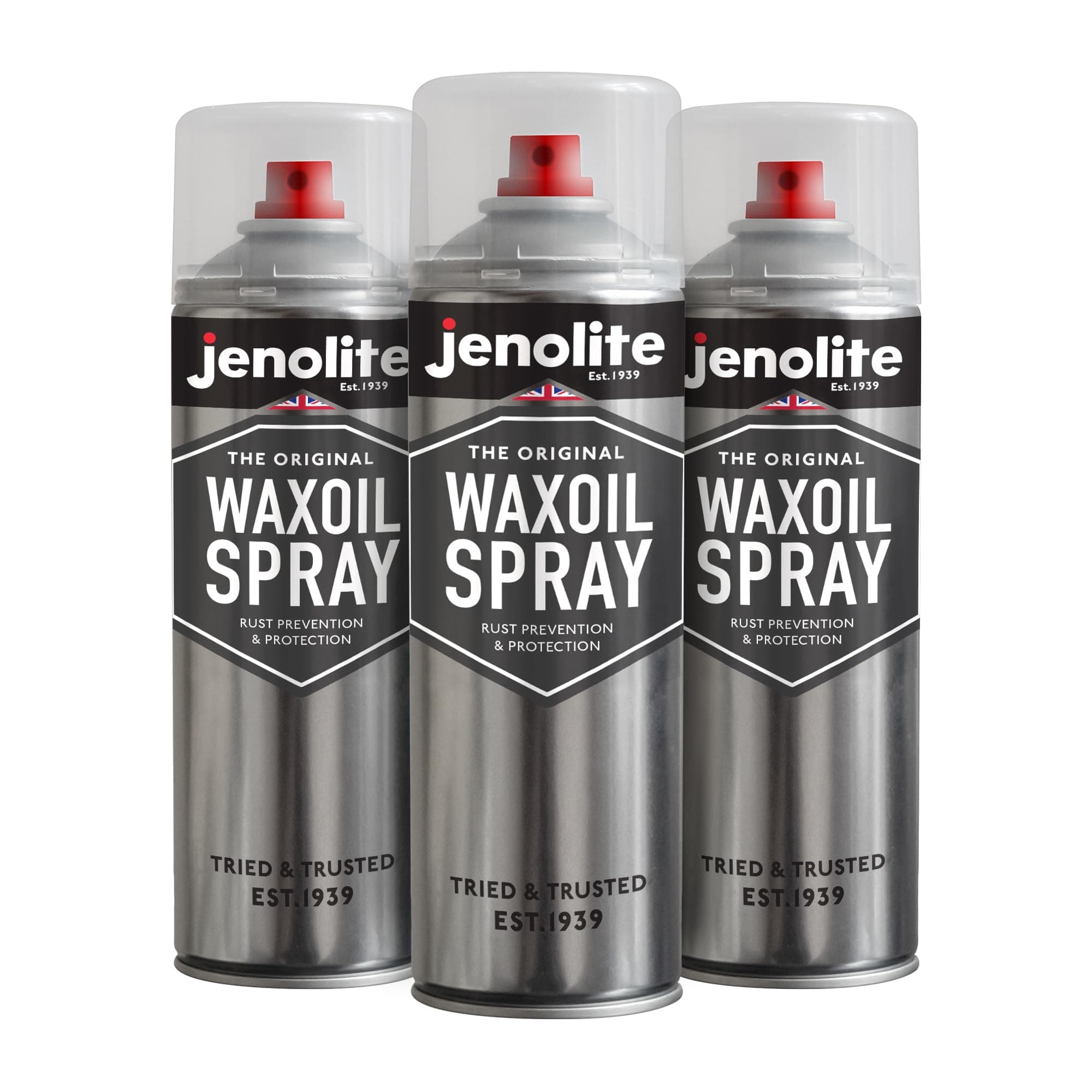 Waxoil Rust Prevention & Protection Aerosol Spray | 3x500ml | CLEAR | Waxoil Aerosol Spray for Cars, Vans & Motorbikes | Rust Protection | Ideal Underseal For Cars