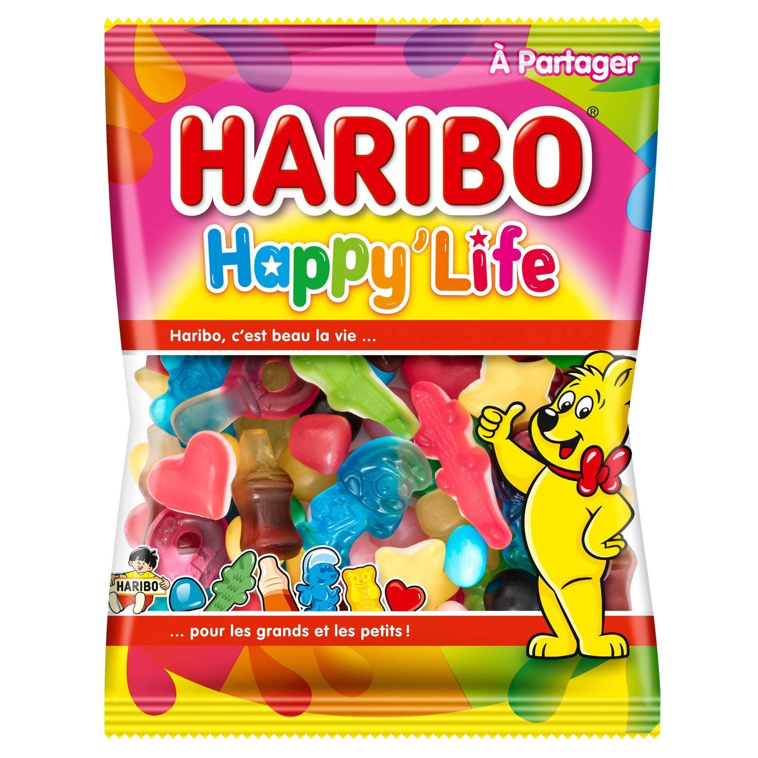Happy Life Assorted Haribo Candies from FRANCE