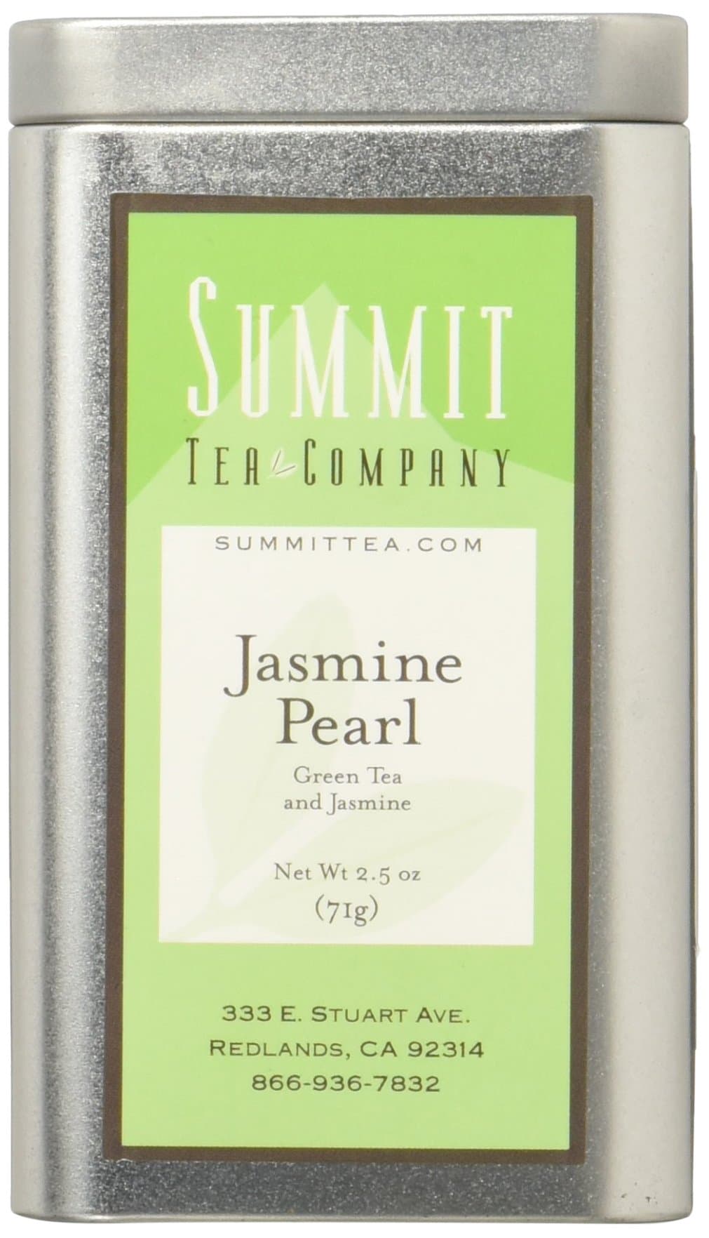 Jasmine Pearls 2.5 oz Tin Green Tea (Superior Grade)