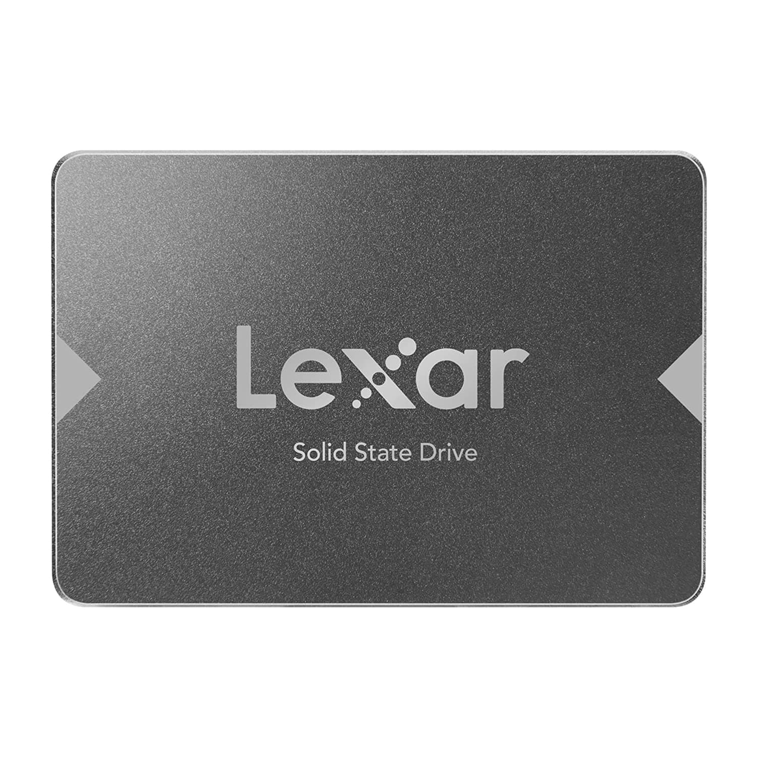 Lexar NS100 512GB 2.5” (SATA 6Gb/s SSD,) Solid State Drive, Up to 550MB/s Read (LNS100-512RB)- Gray