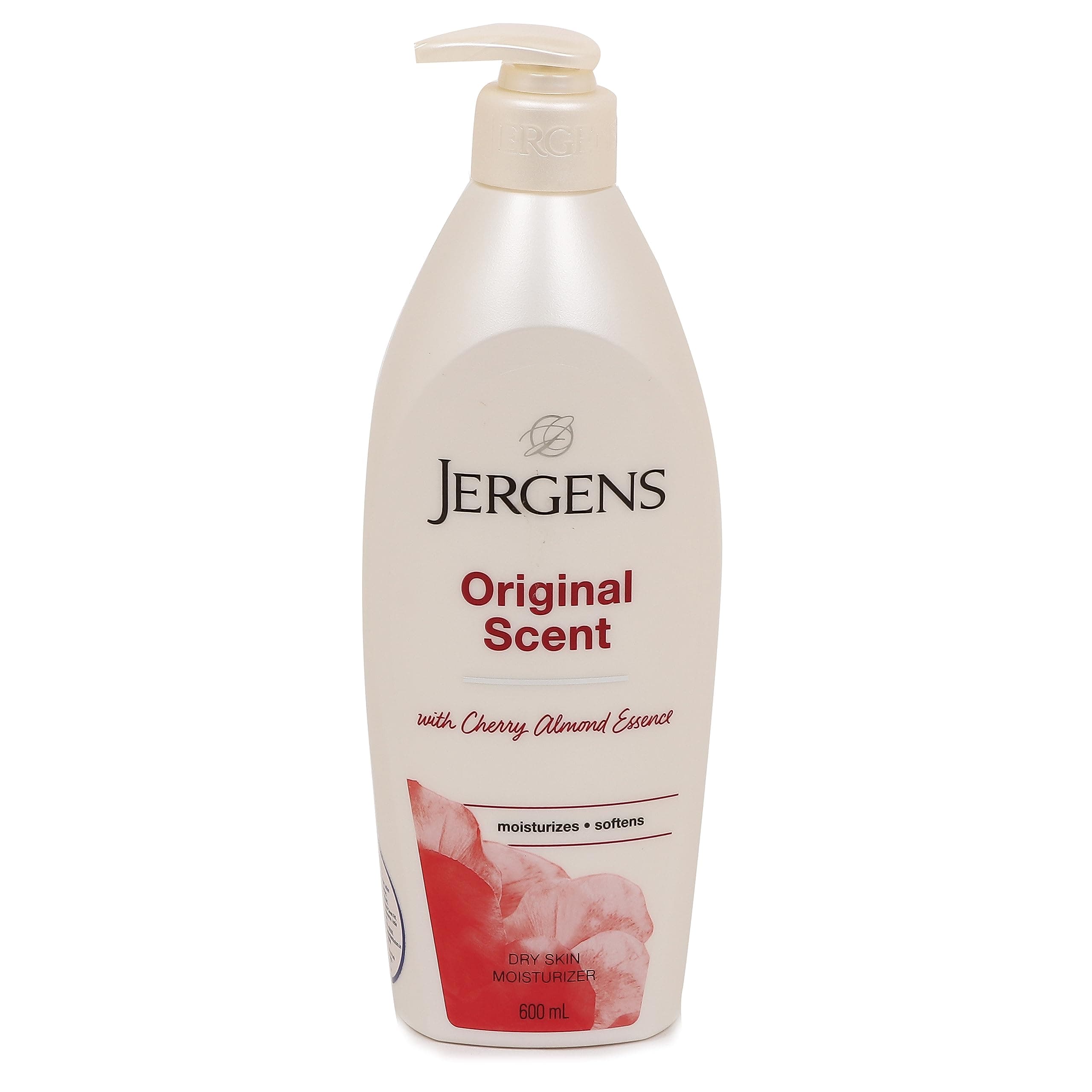 Original Scent Dry Skin Lotion, Body and Hand Moisturizer for Long Lasting Skin Hydration, with HYDRALUCENCE blend and Cherry Almond Essence, 600ml