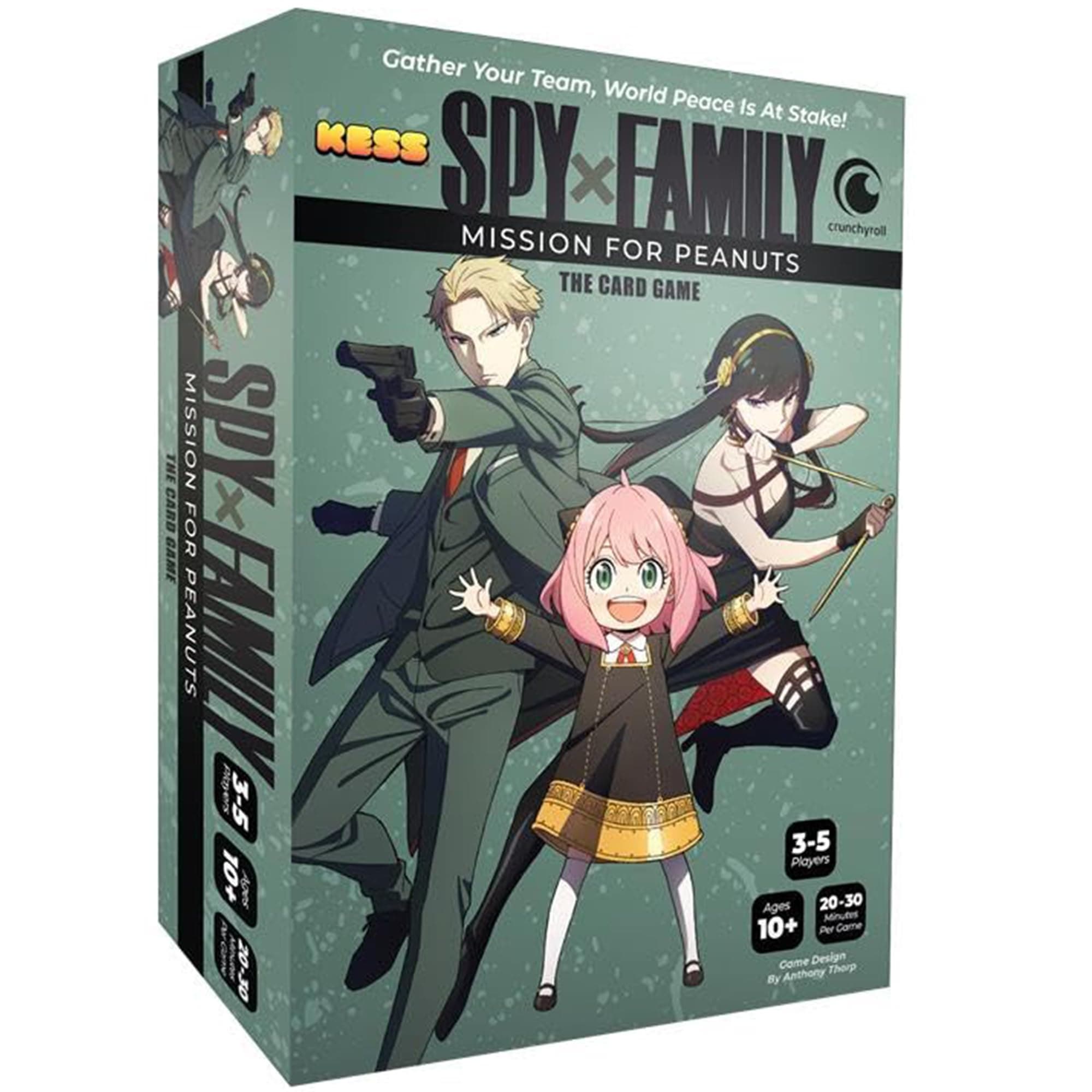 ‘Spy X Family: Mission for Peanuts’ Board Game for Players 3-5, Indoor Fun, Ages 10 & Up, Playtime 20-30 Mins, Japanese Manga Anime