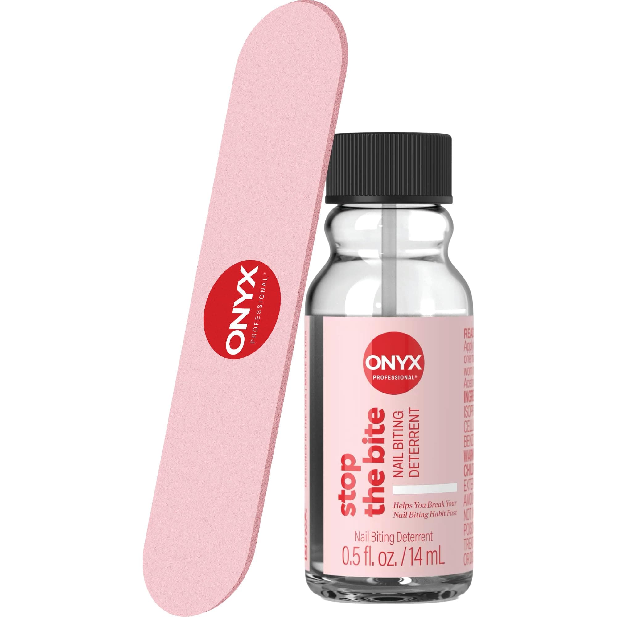 Stop the Bite Nail Biting Prevention Polish, 0.5 Fl Oz - Made in USA, Stop Nail Biting, No Bite Nail Polish, Thumb Sucking Deterrent