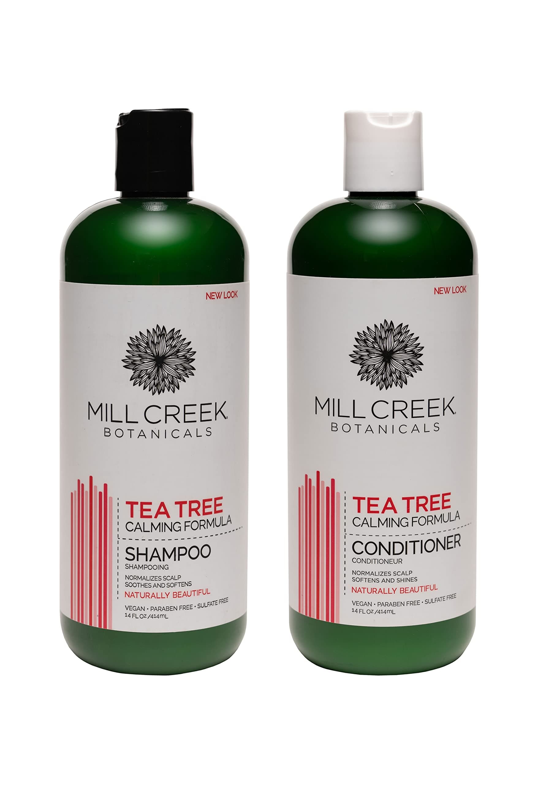 Mill Creek Botanicals Tea Tree Shampoo and Conditioner Bundle