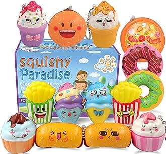 Dessert Theme Slow Rising Jumbo Squishies Keychain