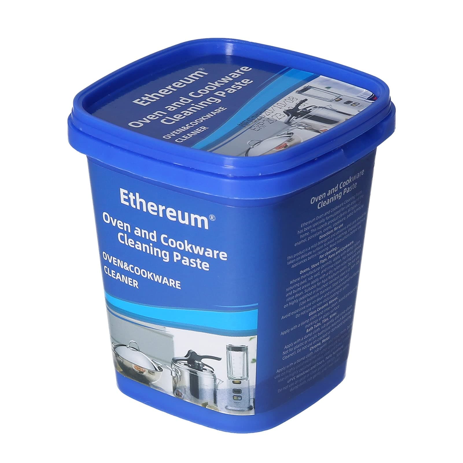 Oven and Cookware Cleaning Paste Kitchen Ware Cooking Utensil Powerful Cleaner Grease Stain Rust Remover Multi-Purpose Detergent for Enamel/Porcelain/Stainless Steel