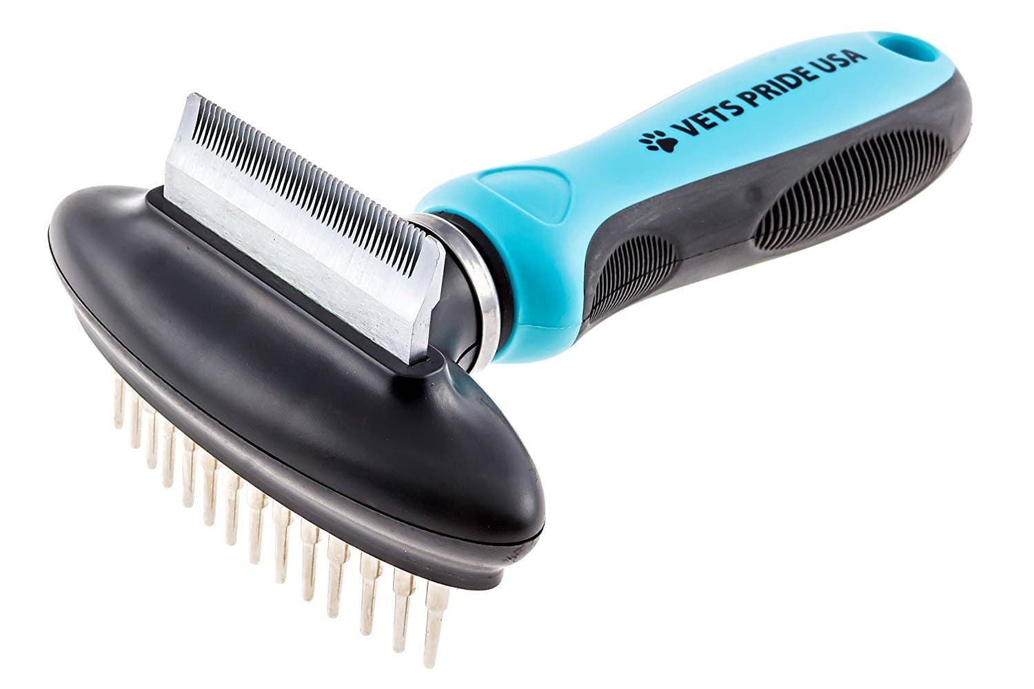 2-in-1 Cat and Dog Grooming Brush - Deshedding Comb & Undercoat Rake for Pets - Control Shedding and Remove Matted Hair for Pets