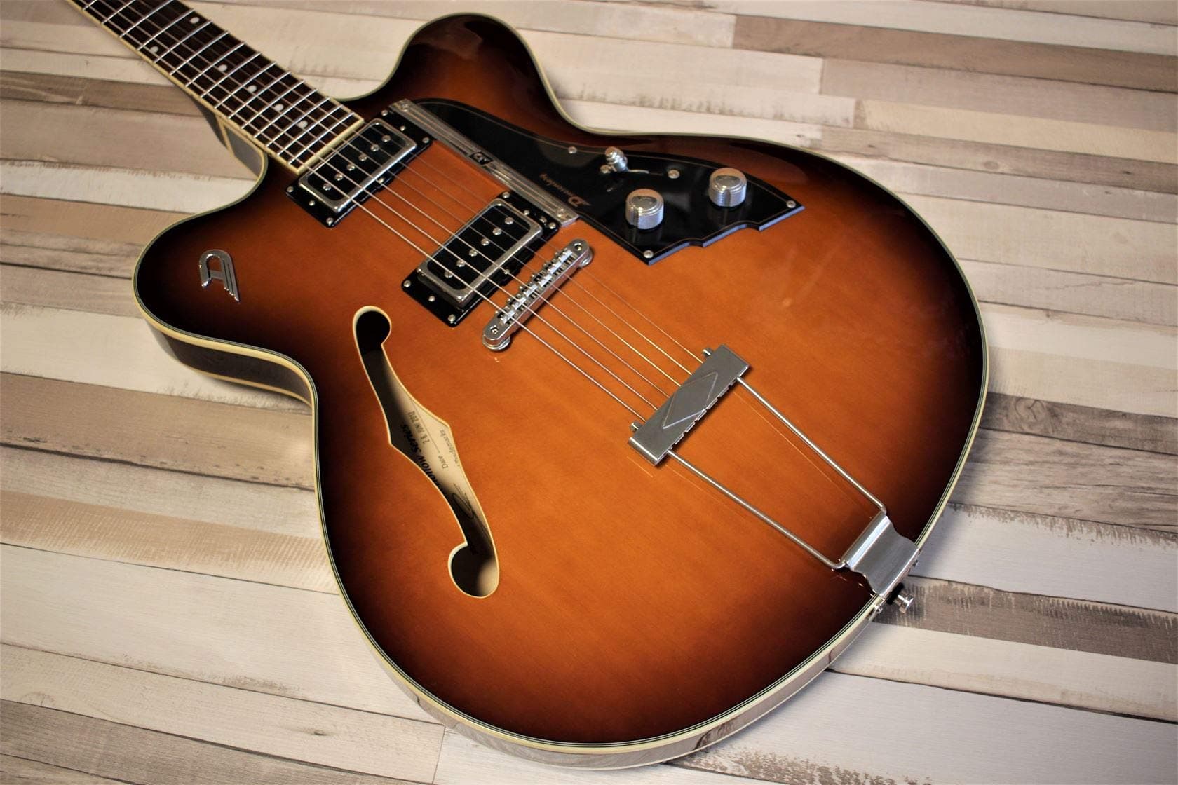 Duesenberg TV Hollow DTV-VB-HLW Vintage Burst