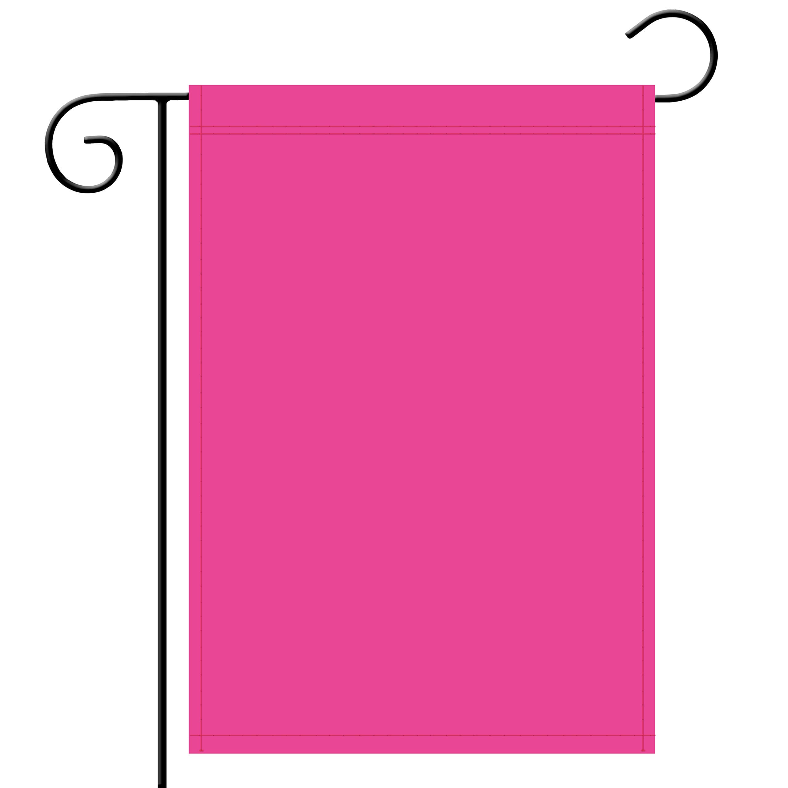 Kind GirlGarden Flag,Pure Solid Pink Garden Flag Color Flag, Plain Pink Flags,Garden Decoration Flag,Indoor and Outdoor Flags,Party Decoration, Home Decoration, School Decoration,DIY,Double-Sided.