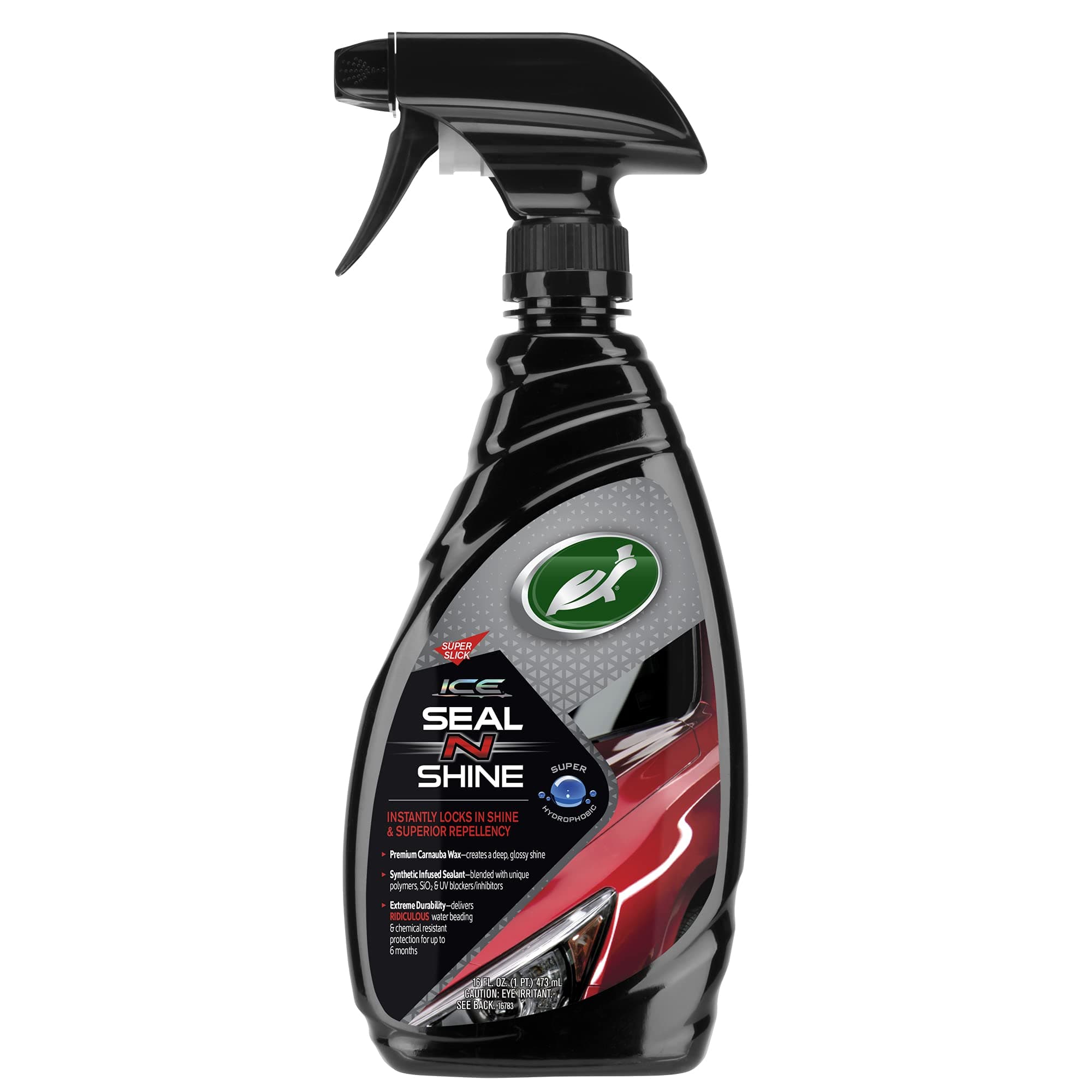 - Seal 'n' Shine Spray Car Wax Sealant, High Shine, Pack of 1, Can Use on Wet or Dry Cars with Carnauba Wax for Mirror Shine, Streak-Free, Long Lasting Protection