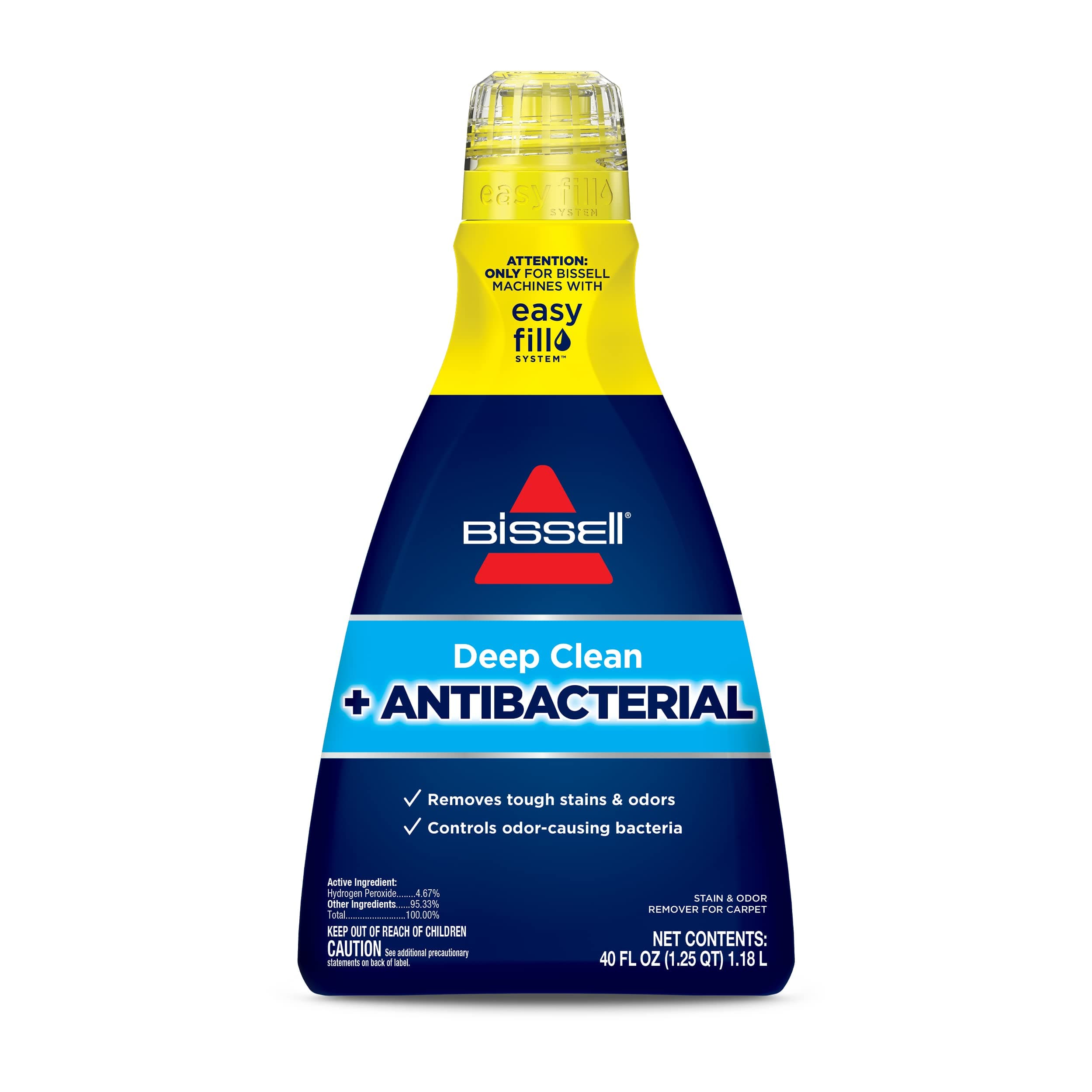 BISSELL Deep Clean + Antibacterial Formula, 40 oz. (1568), Model Number: 1568A