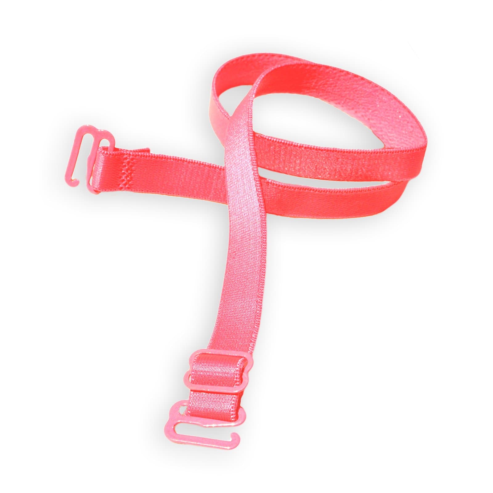 Arman Bra Straps Pair of NEON PINK - Plain Coloured - detachable