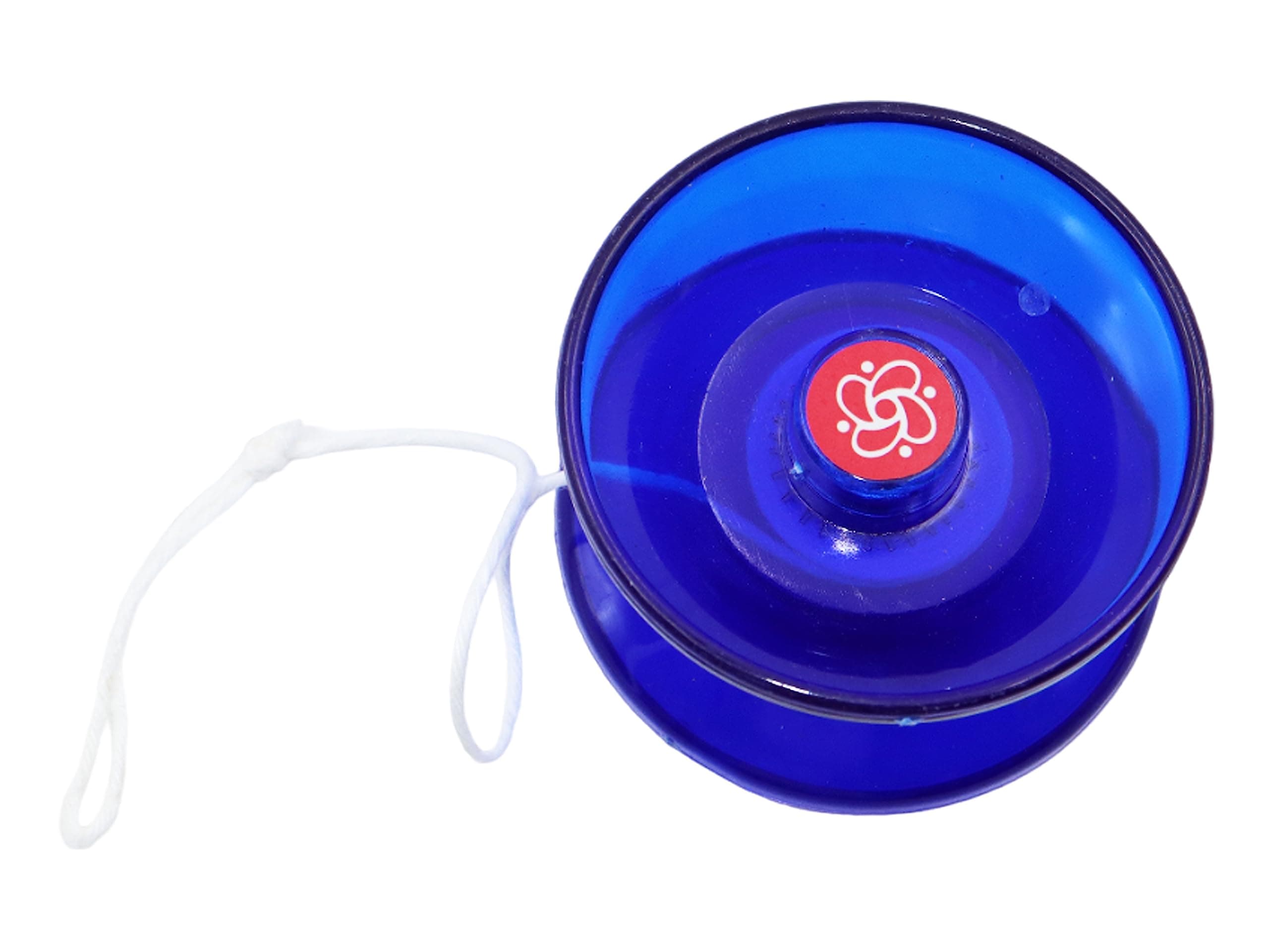 Asian Fine Quality high Speed Plastic YoYo Spinner Toy with String (1 pcs) (Blue)