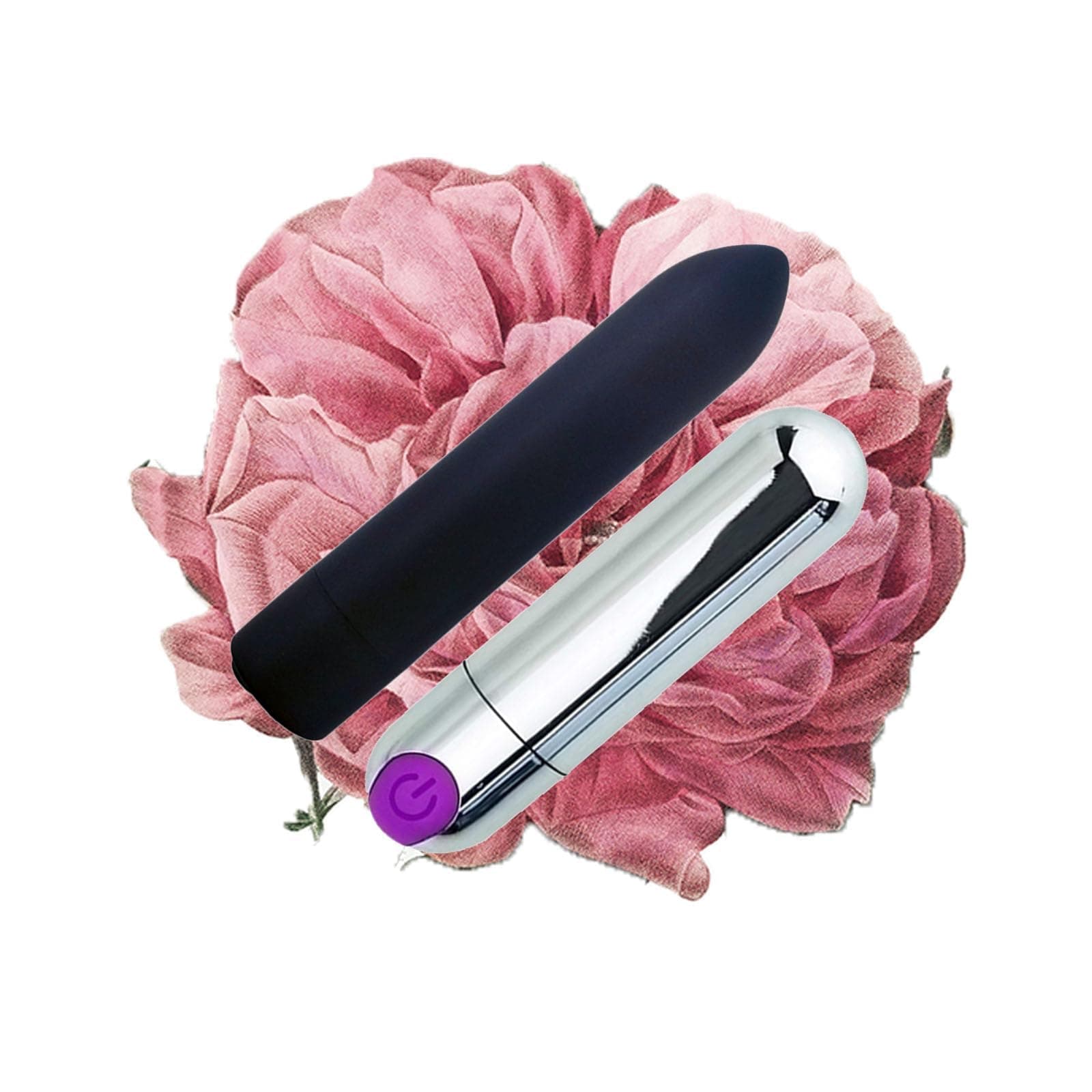 Mini 10 Powerful Speeds Sensory Toy for Women, Handheld Portable USB Rechargeable Waterproof Toys for Womens (2 Pack) VE-027