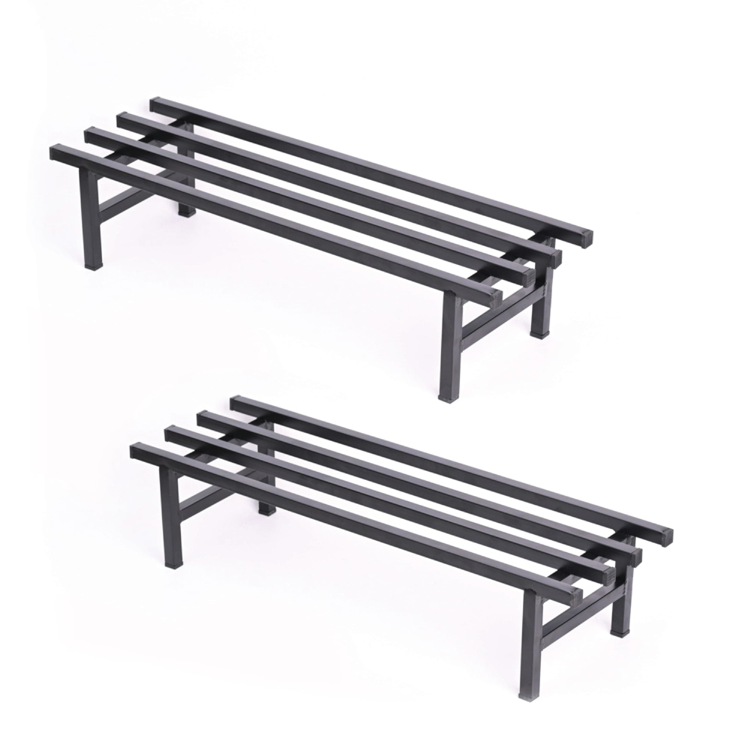 - UGAOO Elevate Square Tube Plant Stand (Set of 2) | Heavy Duty Iron Pot Stand for Balcony, Home Decor, Indoor and Outdoor Use (Black)
