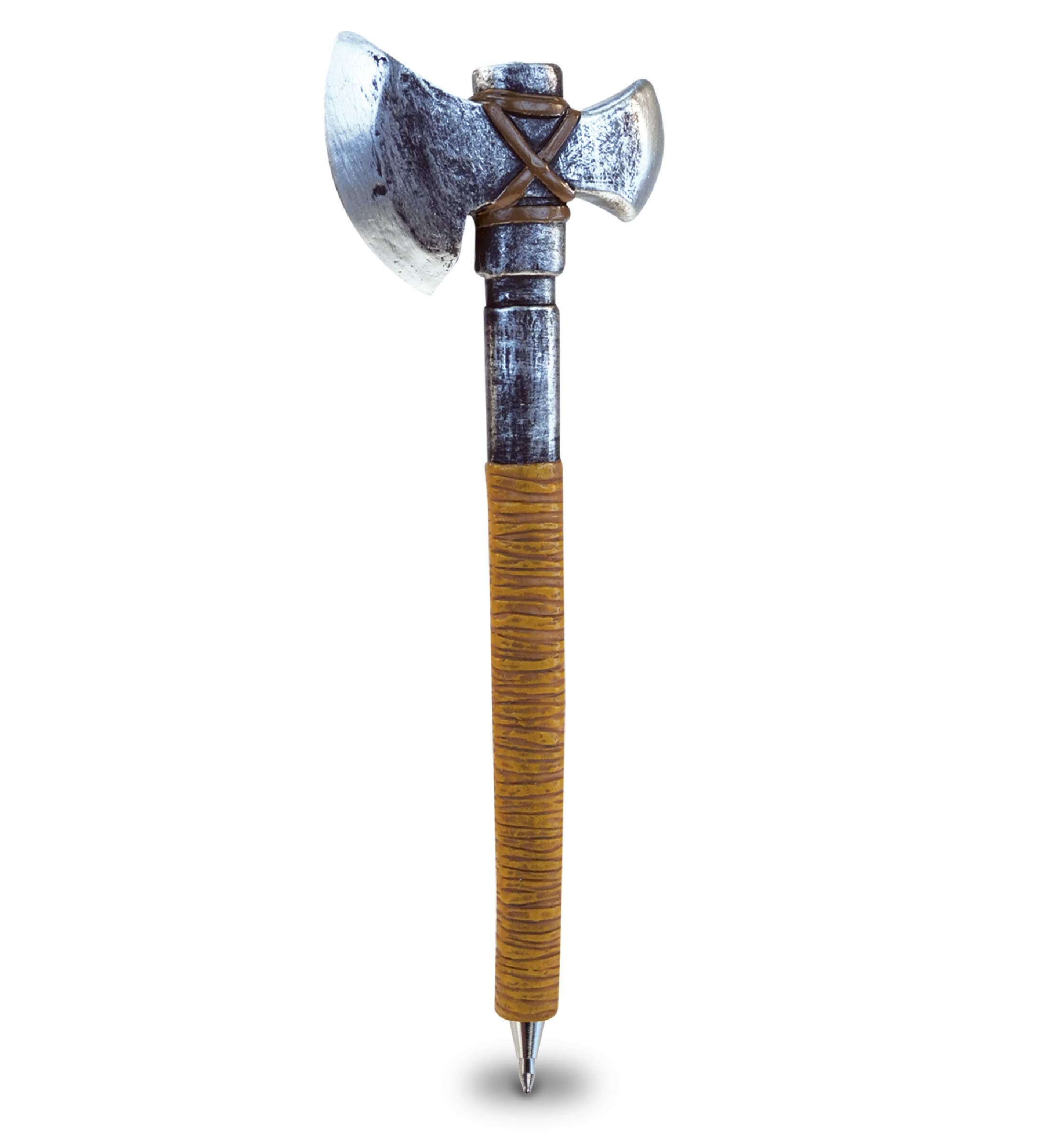 Puzzled Battle Axe Planet Pens Resin Ballpoint Writing Pen - Tools Theme 6 Inch Affordable Gift For Kids And Adults (3700)