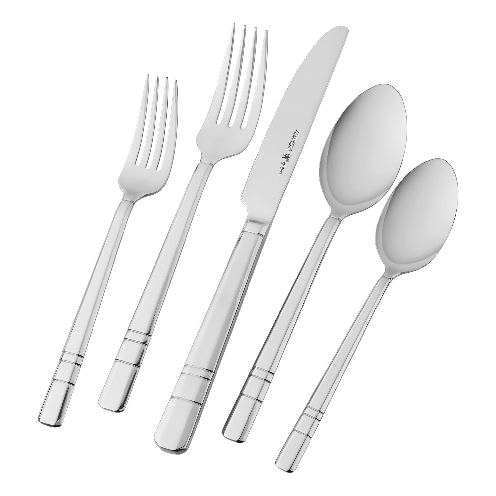Henckels J.A. International Madison Square flatware set, 20-pc, Silver