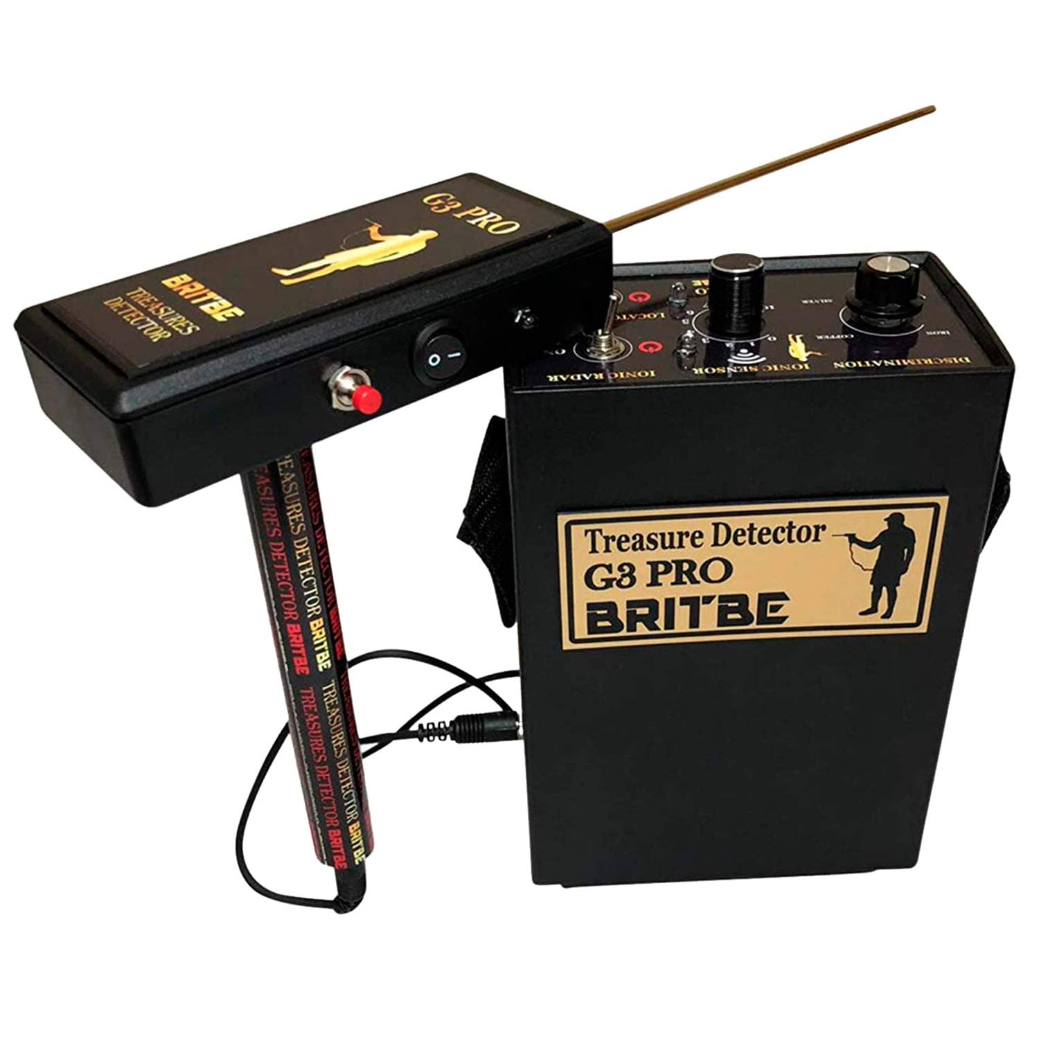 G3 Pro Long Range Metal Detector - Professional Gold Finder and Deep Seeking Geolocation Tracker - Discover Gold, Silver, Coins, Jewelry, and Treasure