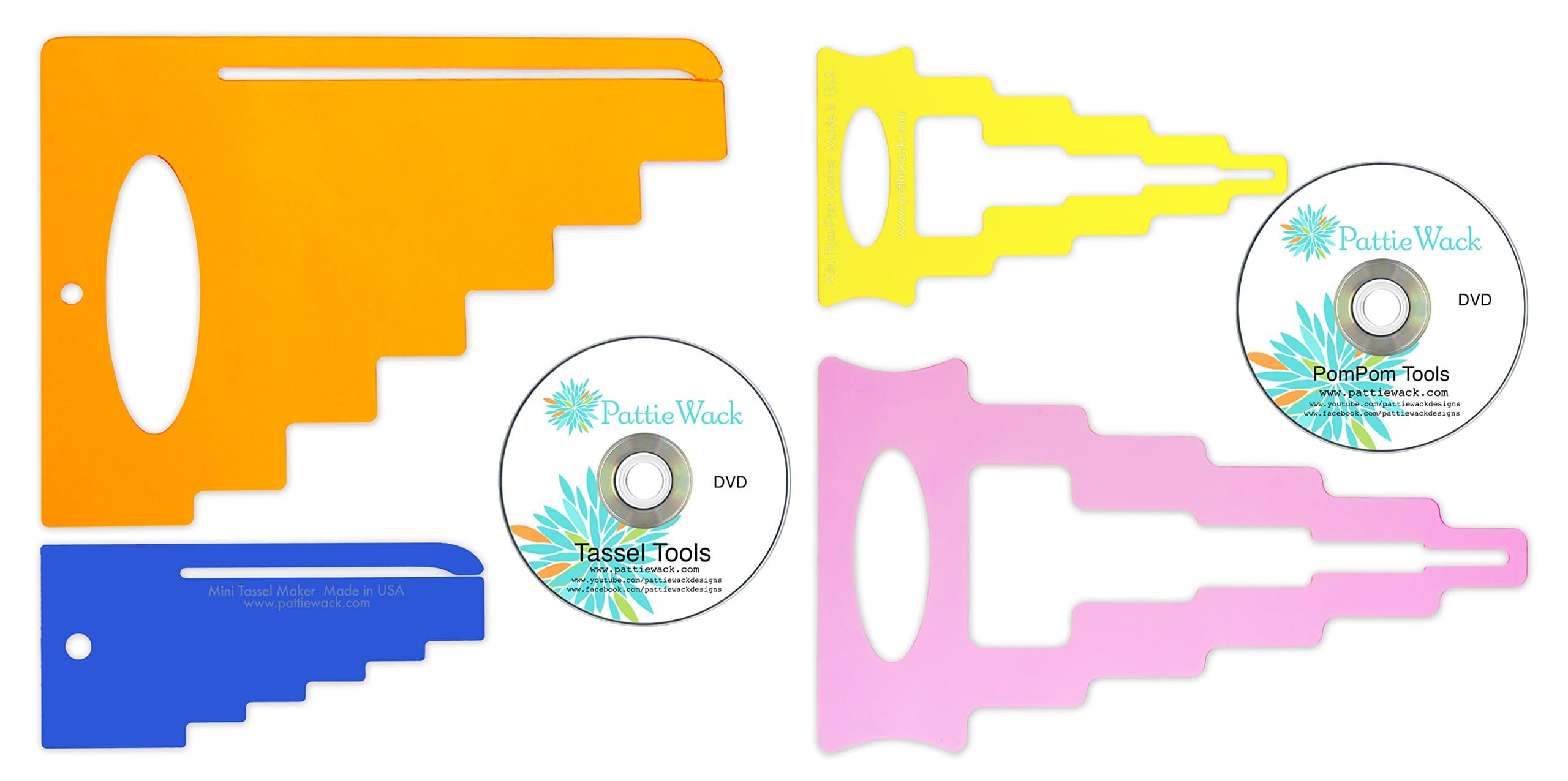 PattieWack Pom-Pom & Tassel Maker Super KIT