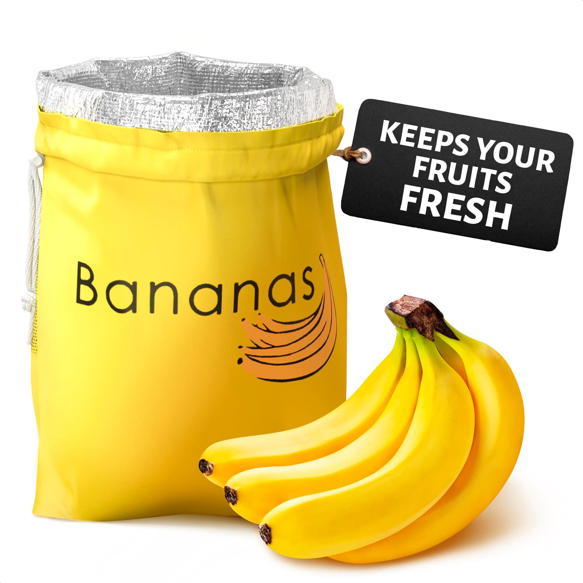 Banana Bag To Keep Bananas Fresh - Banana Bags Storage Banana Keeper For Freshness Banana Saver - Banana Bags To Prevent Ripening Banana Storage Bag