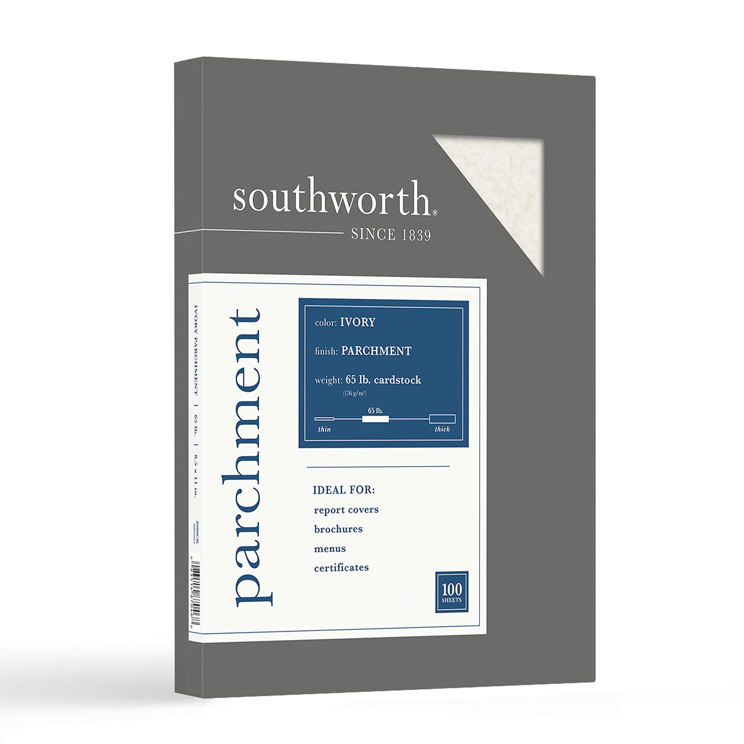 Southworth Ivory Parchment Cardstock