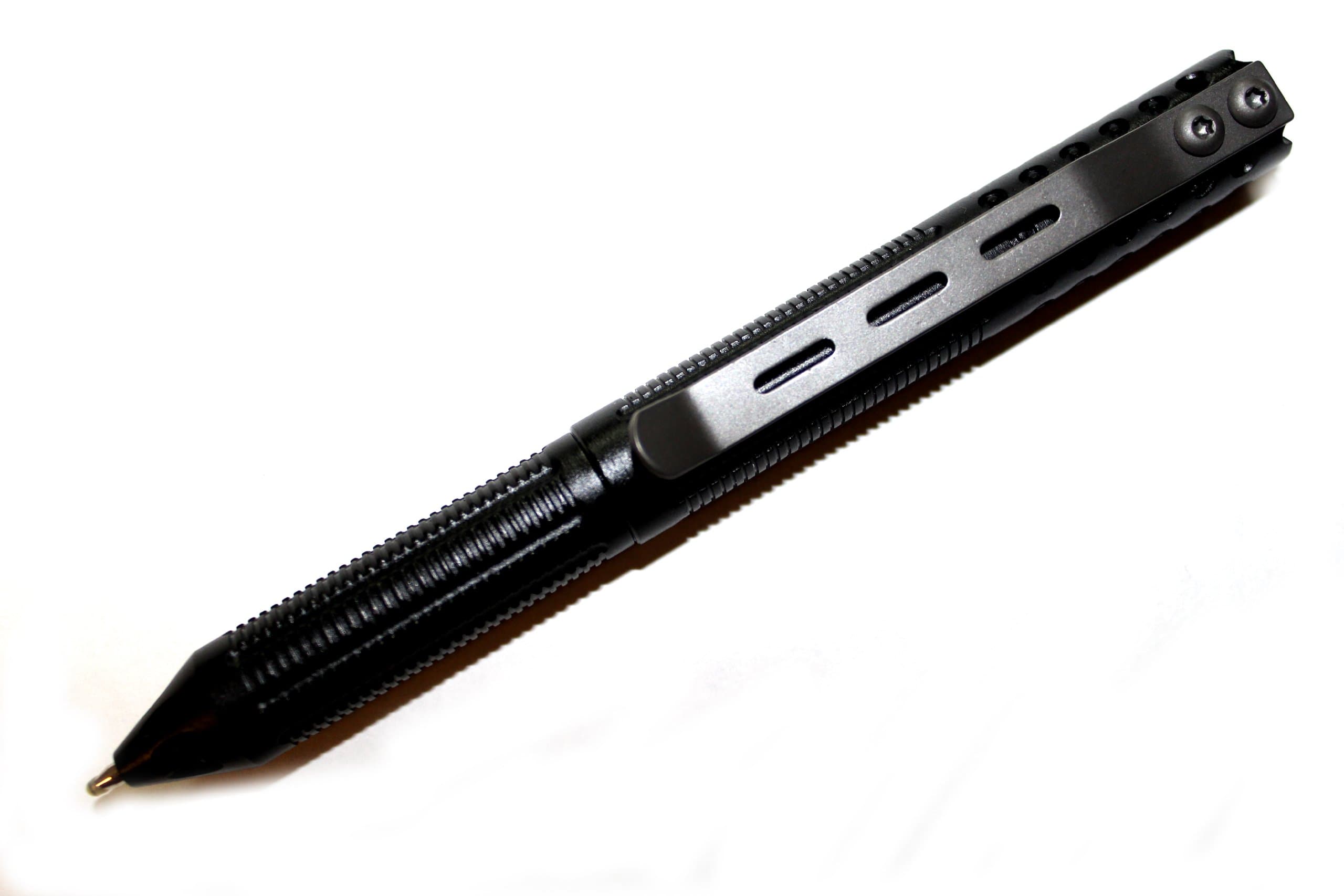 Master Cutlery TA-93BK Tactical Pen Tatical Knife and Pen Set Designed by Tom Anderson