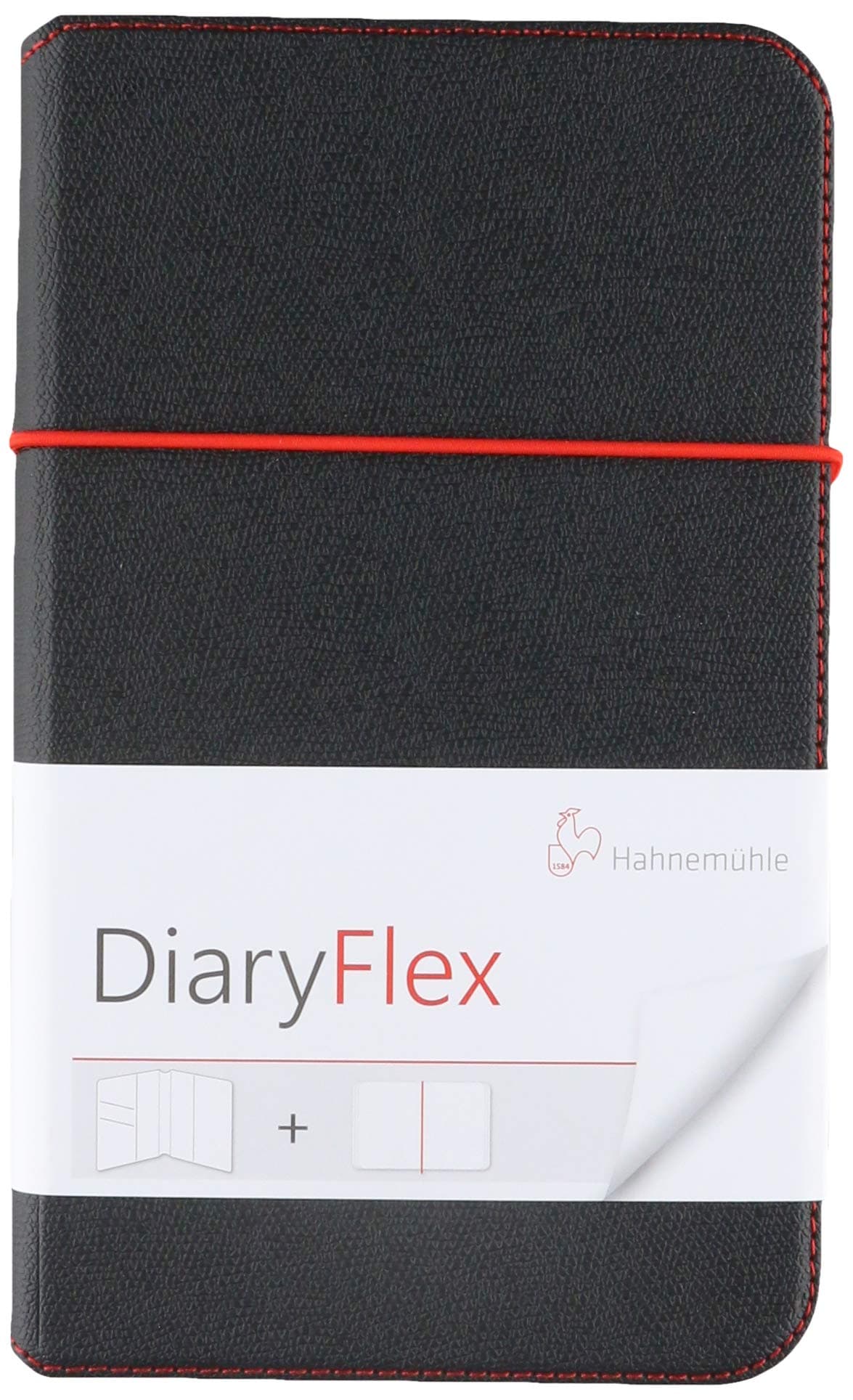 Hahnemuhle DiaryFlex Sketch Book Plain 100gsm 7.5x4.5 inches 80 Sheets/160 Pages,White