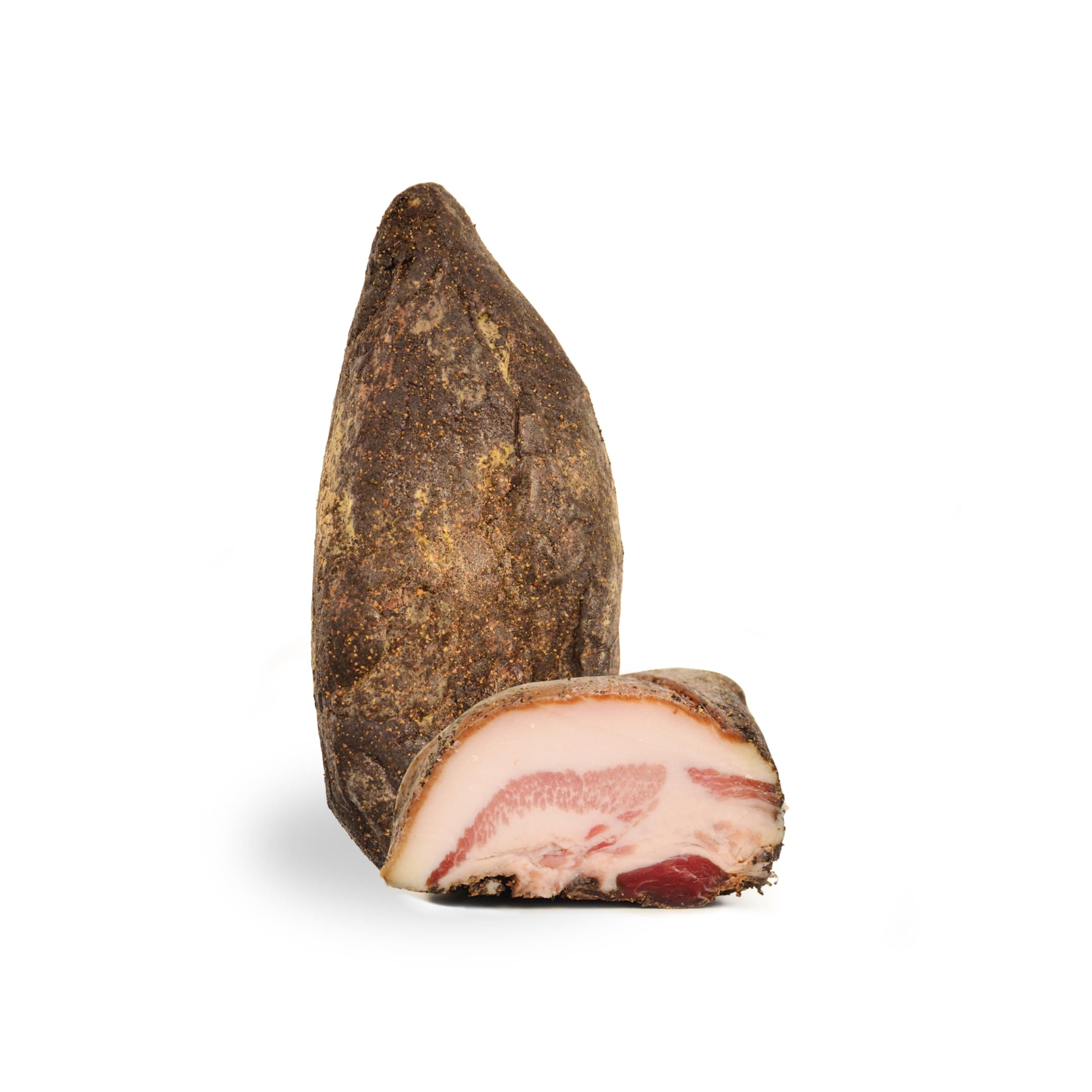 Seasoned Guanciale (Guanciale Stagionato), Whole, Italian Food by Salumi Pasini® | 1.3 kg | 100% Italian meat | Gluten Free and Lactose Free