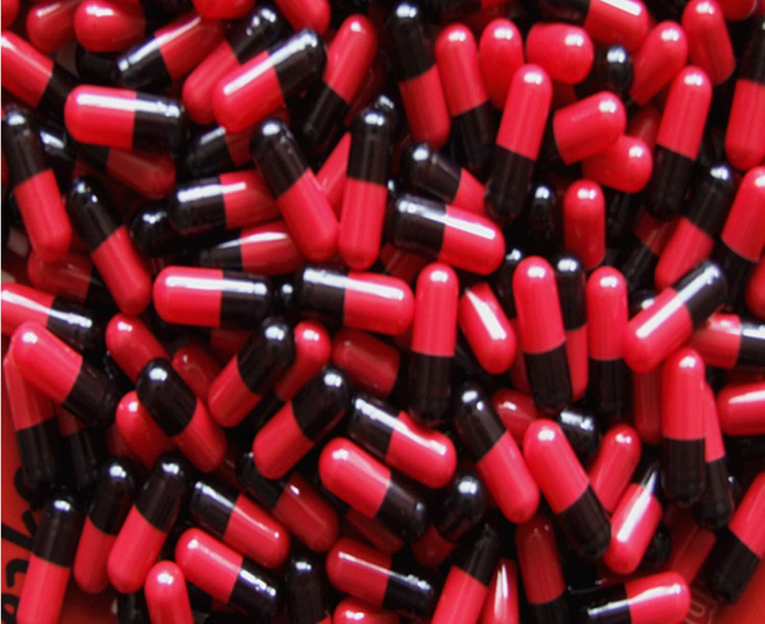 DR T & T 10000 Empty Gelatine Gelatin red Black Capsules Capsule size1 Size 1 EU Products with Certificate