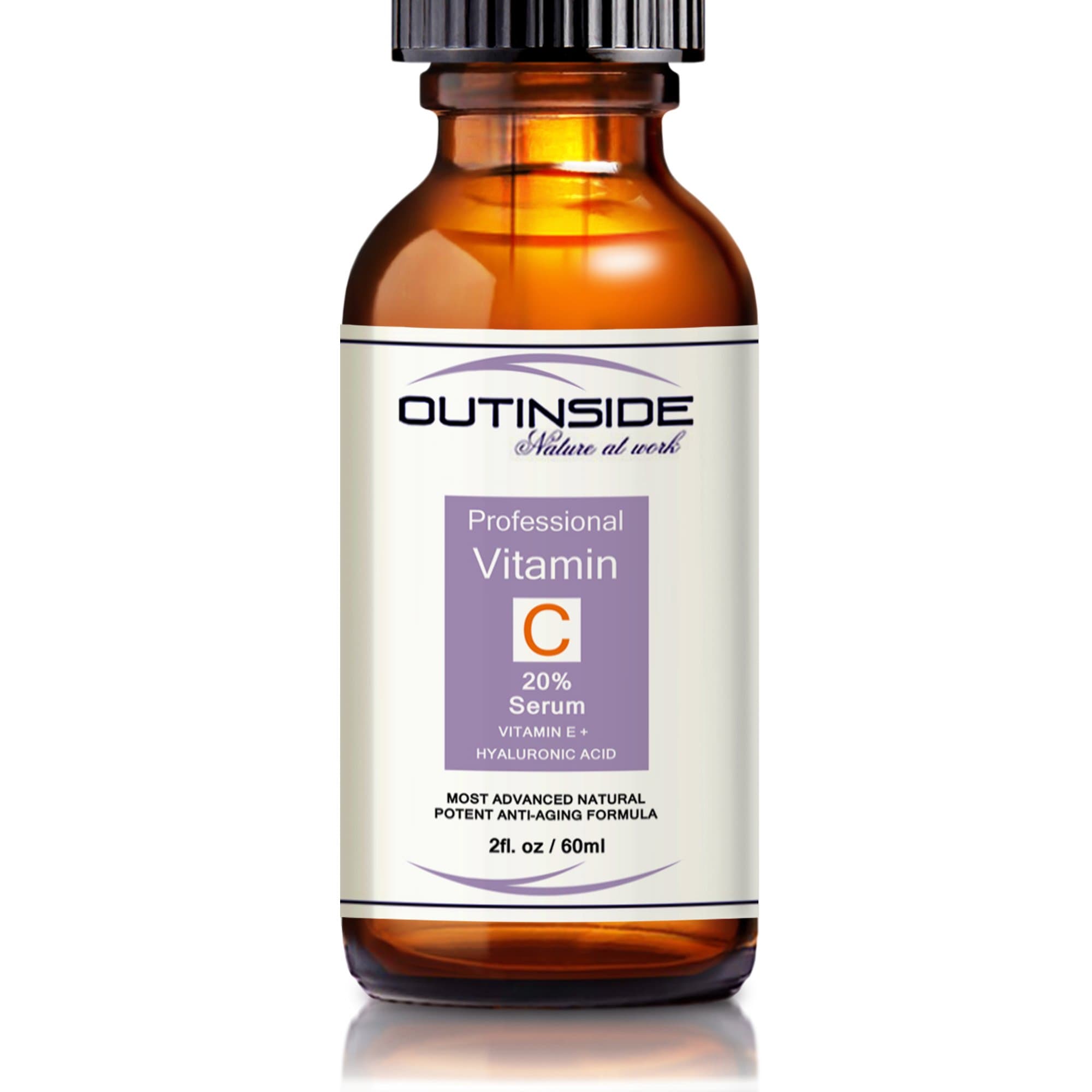 THE MOST POTENT Vitamin C Serum for Face you will ever find - 2 oz for the cost of 1 OZ! NATURAL & ORGANIC -Professional Grade 20% Vitamin C fortified with natural Hyaluronic Acid - Fades Sun Spots, Age Spots, Fine Lines & Wrinkles - THE NUMBER 1 SKINCARE PRODUCT FOR A YOUTHFUL, RADIANT, HEALTHY LOOKING SKIN NO MATTER YOUR AGE OR SKIN CONDITION -Invest in your Skin Today - FREE Face Lift Exercise Video with every order