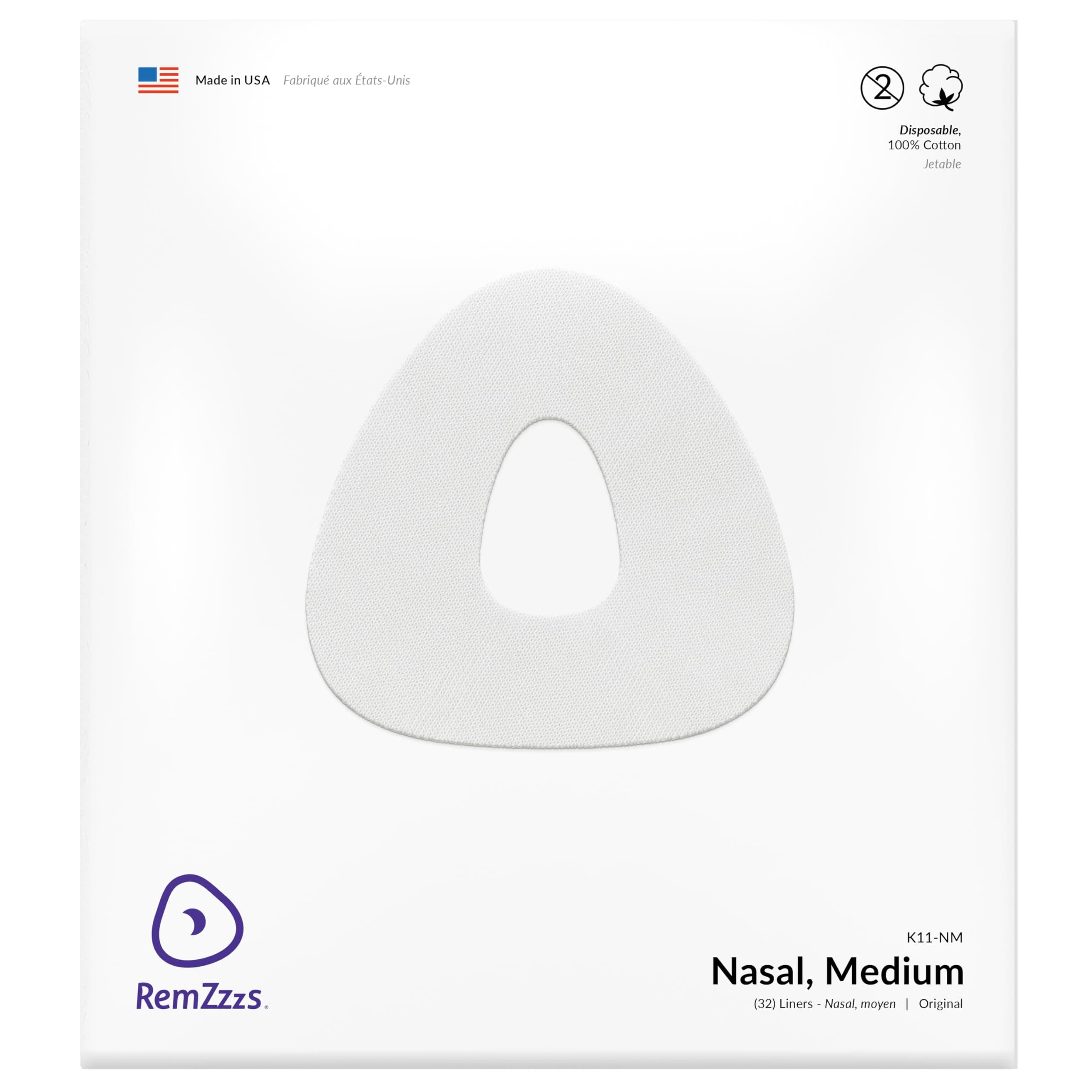 Nasal Cpap Mask Liners (K11-NM) - Reduce Noisy Air Leaks and Painful Blisters - Cpap Supplies and Accessories - Compatible with Resmed and Fisher Paykel
