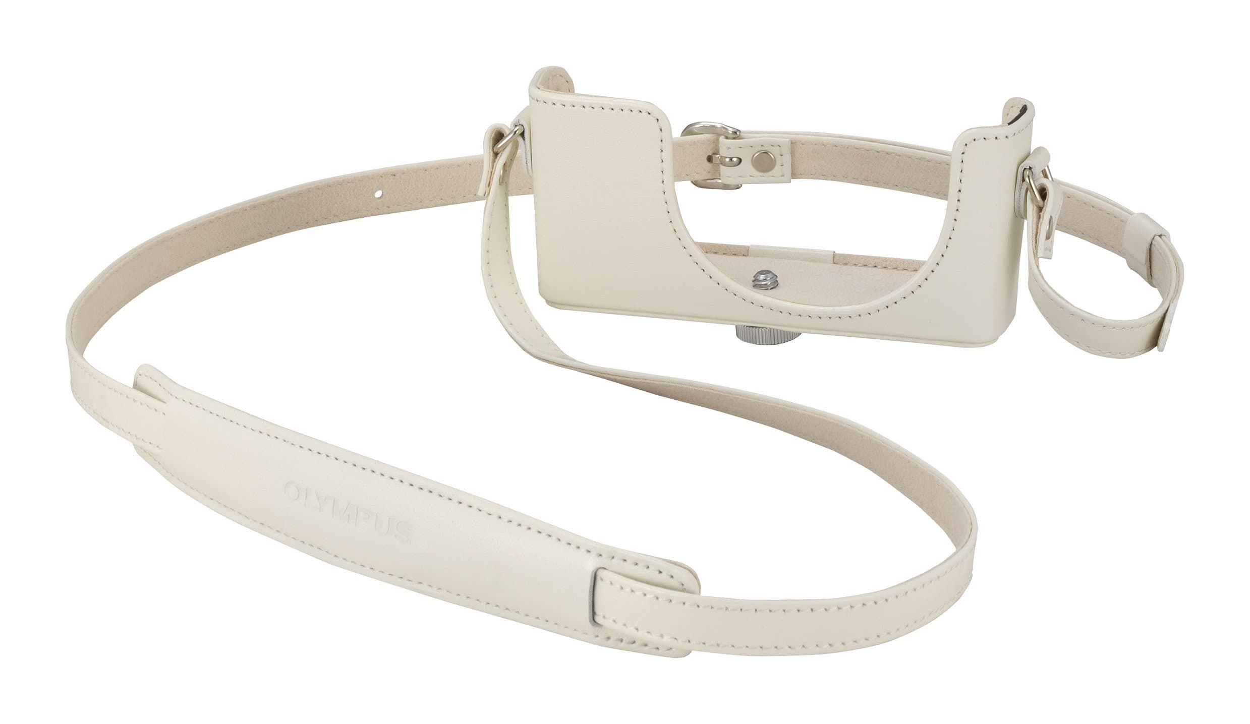 Olympus CSCH-97 Leather Body Jacket for XZ-1 Camera (White)