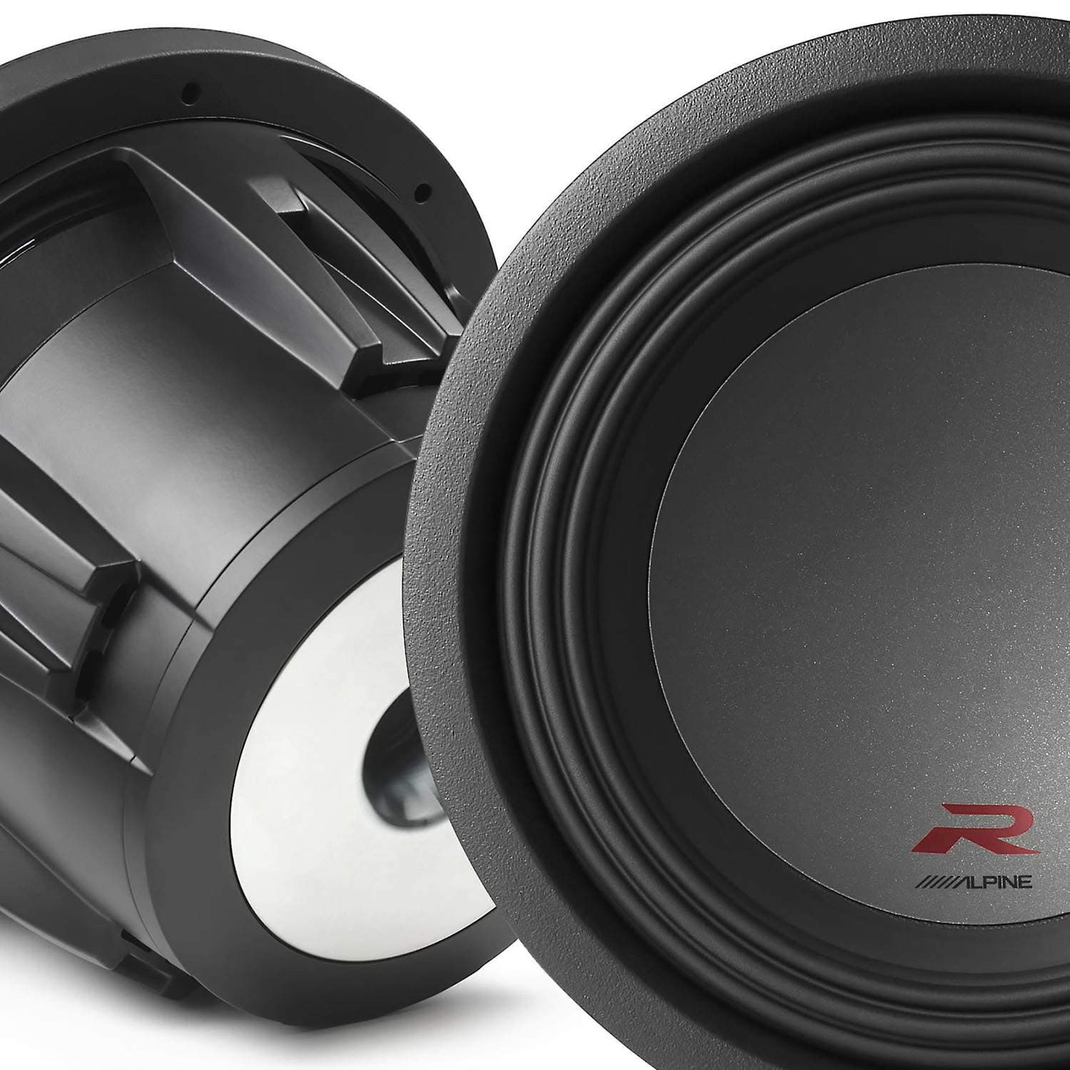 Alpine Type R 12 Inch 2250 Watt Max 2 Ohm Round Car Audio Subwoofer (2 Pack)